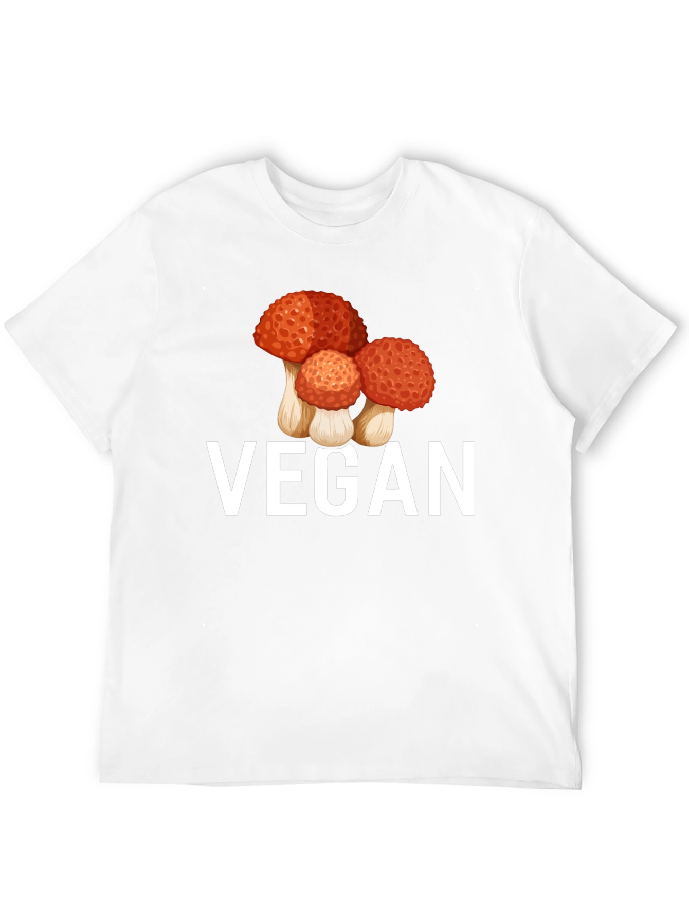 Vegan Mushroom Graphic T-Shirt