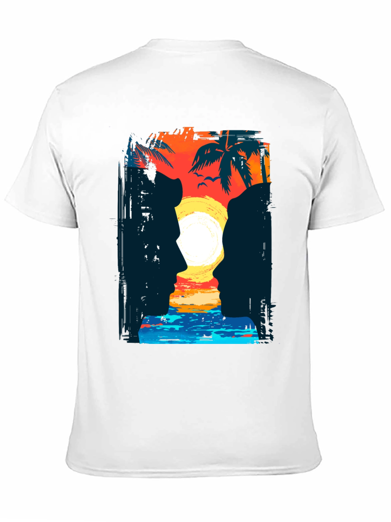 Sunset Silhouette Graphic T-Shirt