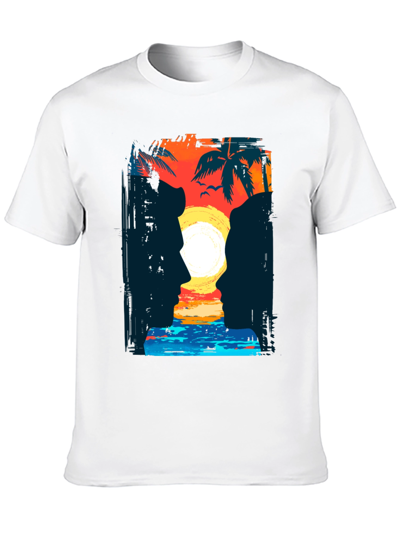 Sunset Silhouette Graphic T-Shirt