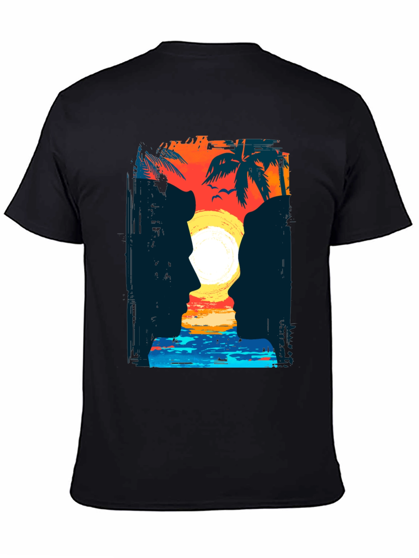 Sunset Silhouette Graphic T-Shirt