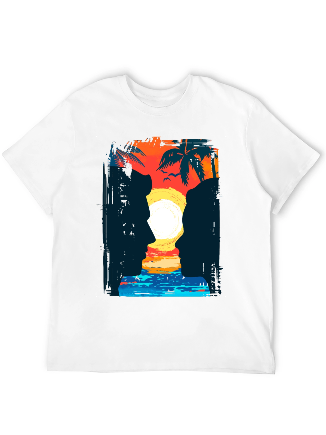 Sunset Silhouette Graphic T-Shirt