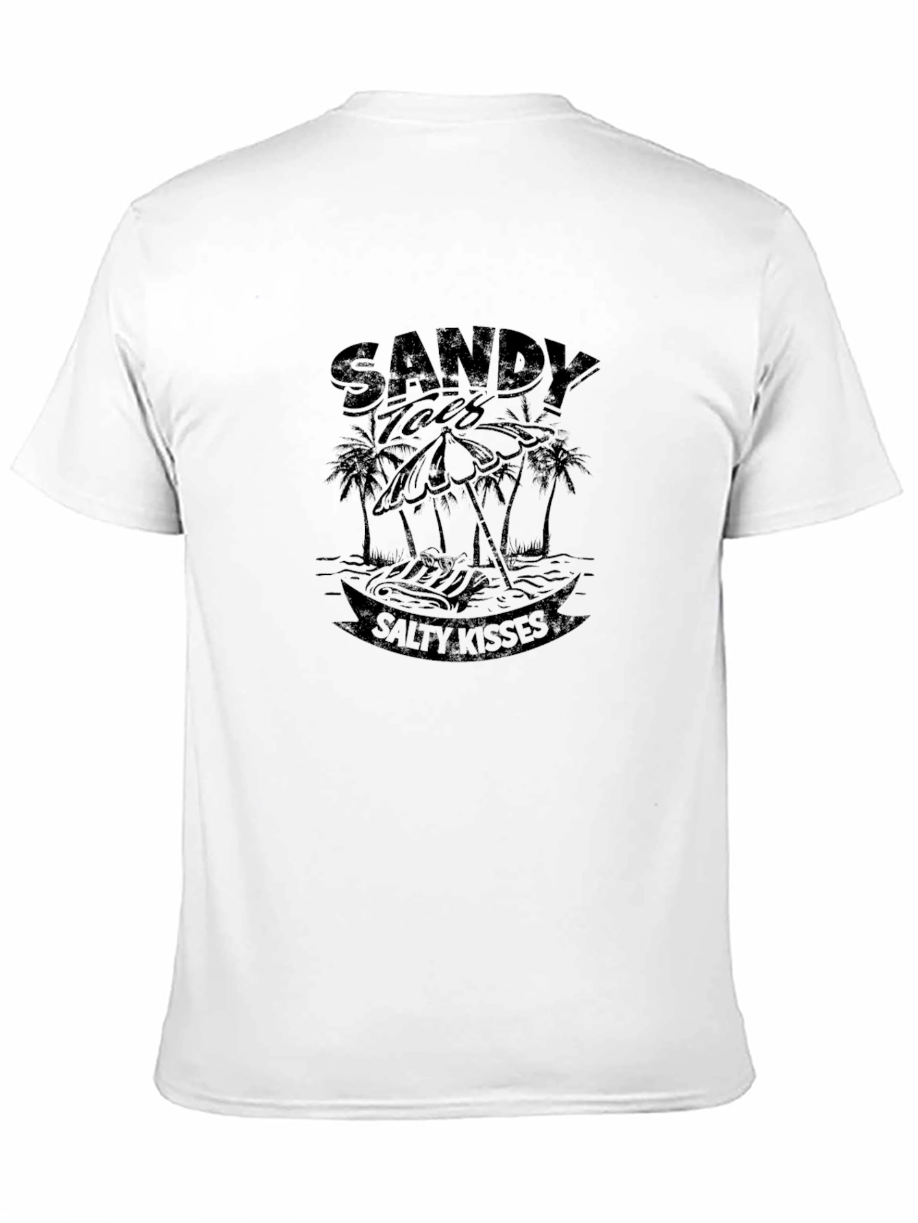 Sandy Tales Salty Kisses Black T-Shirt