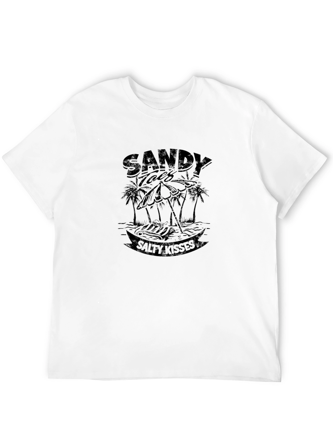 Sandy Tales Salty Kisses Black T-Shirt