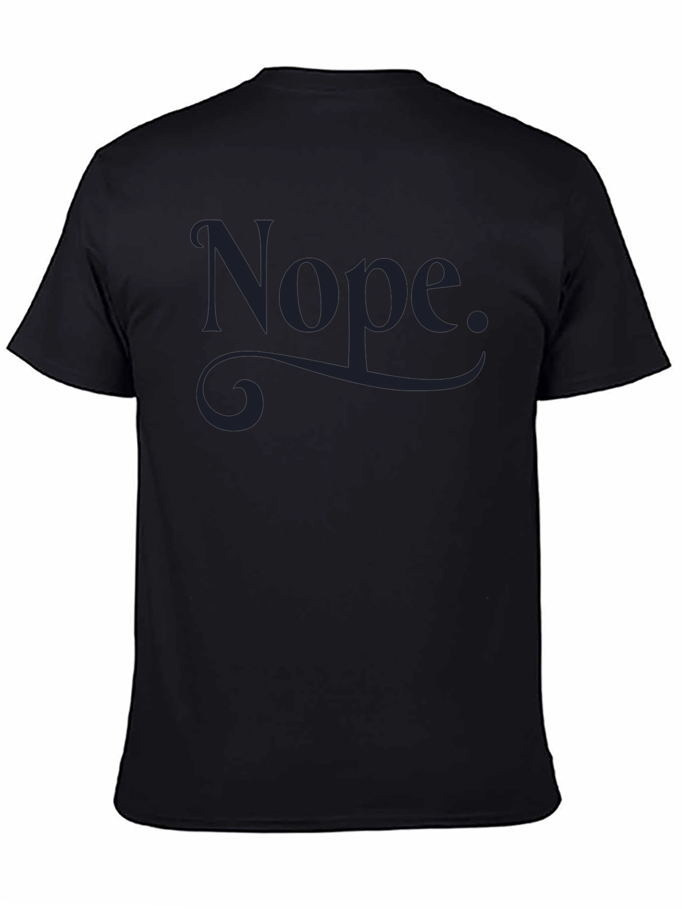 Nope Graphic Tee - Mens Crew Neck T-Shirt