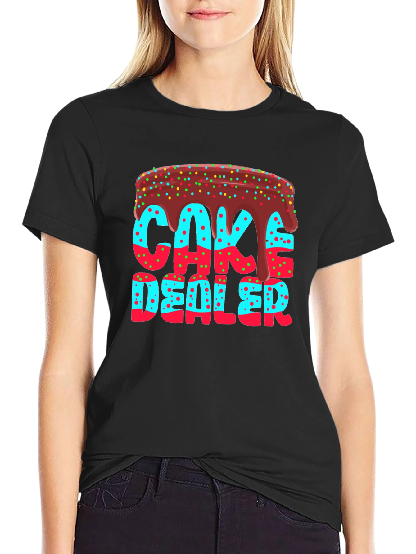 Cake Dealer T-Shirt - Novelty Graphic Tee