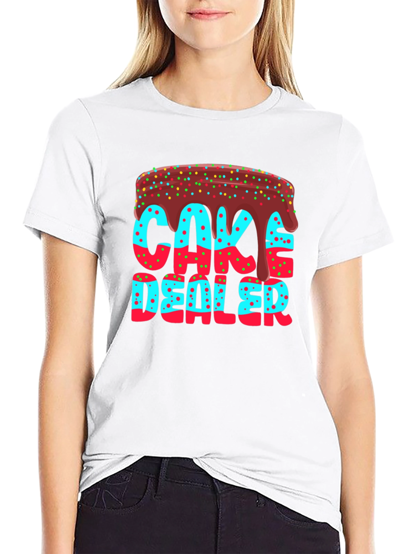 Cake Dealer T-Shirt - Novelty Graphic Tee