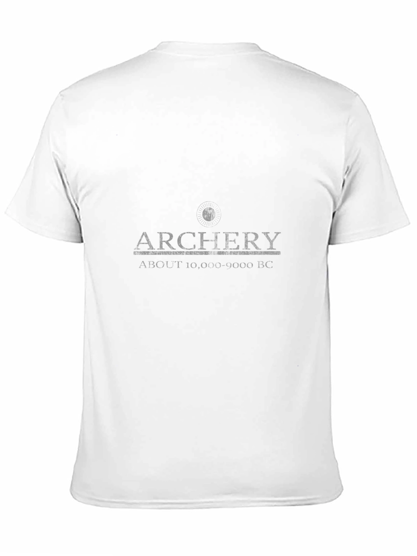Archery Graphic Tee -  Black Cotton Casual T-Shirt