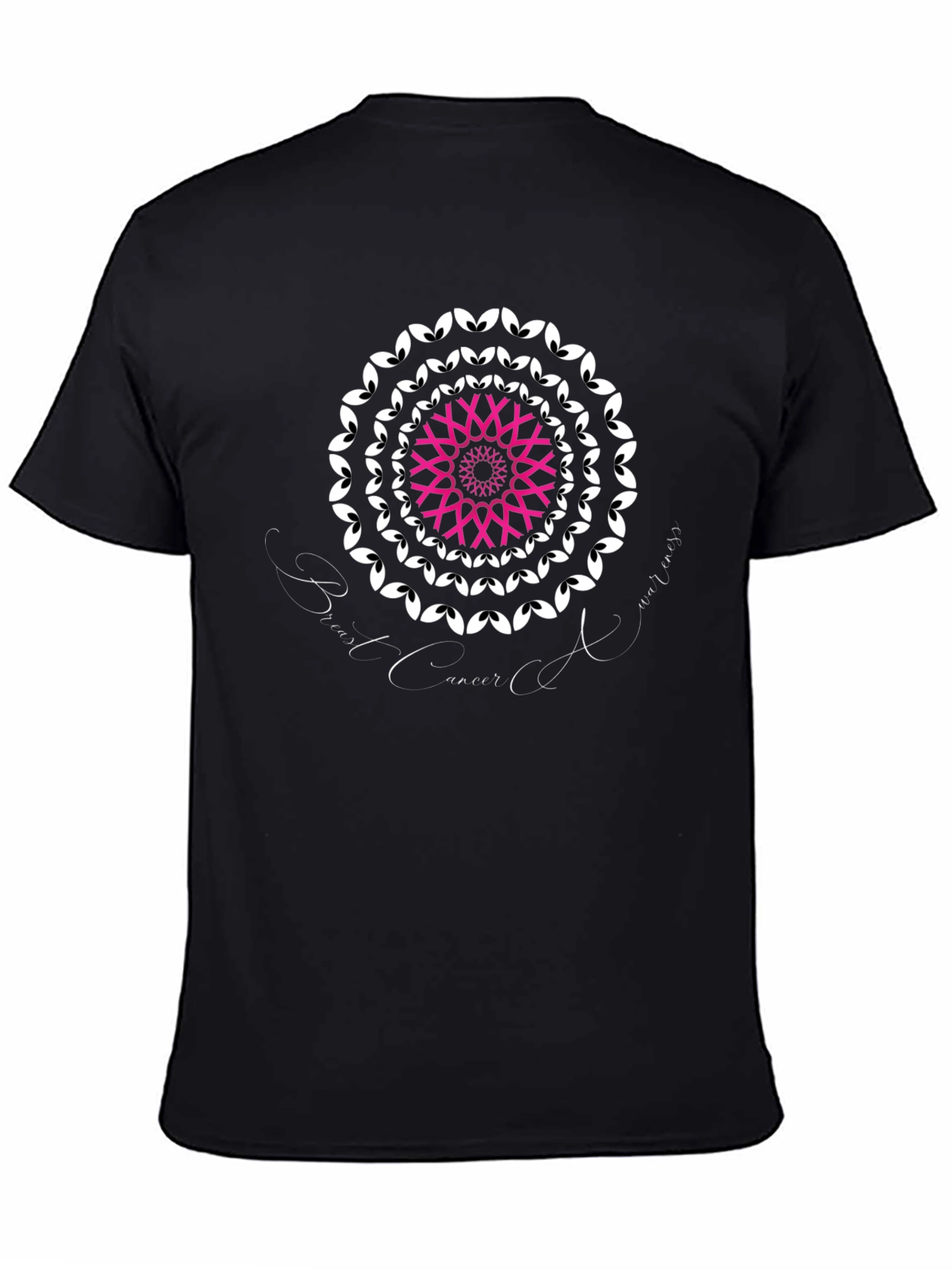 Breast Cancer Awareness T-Shirt Black