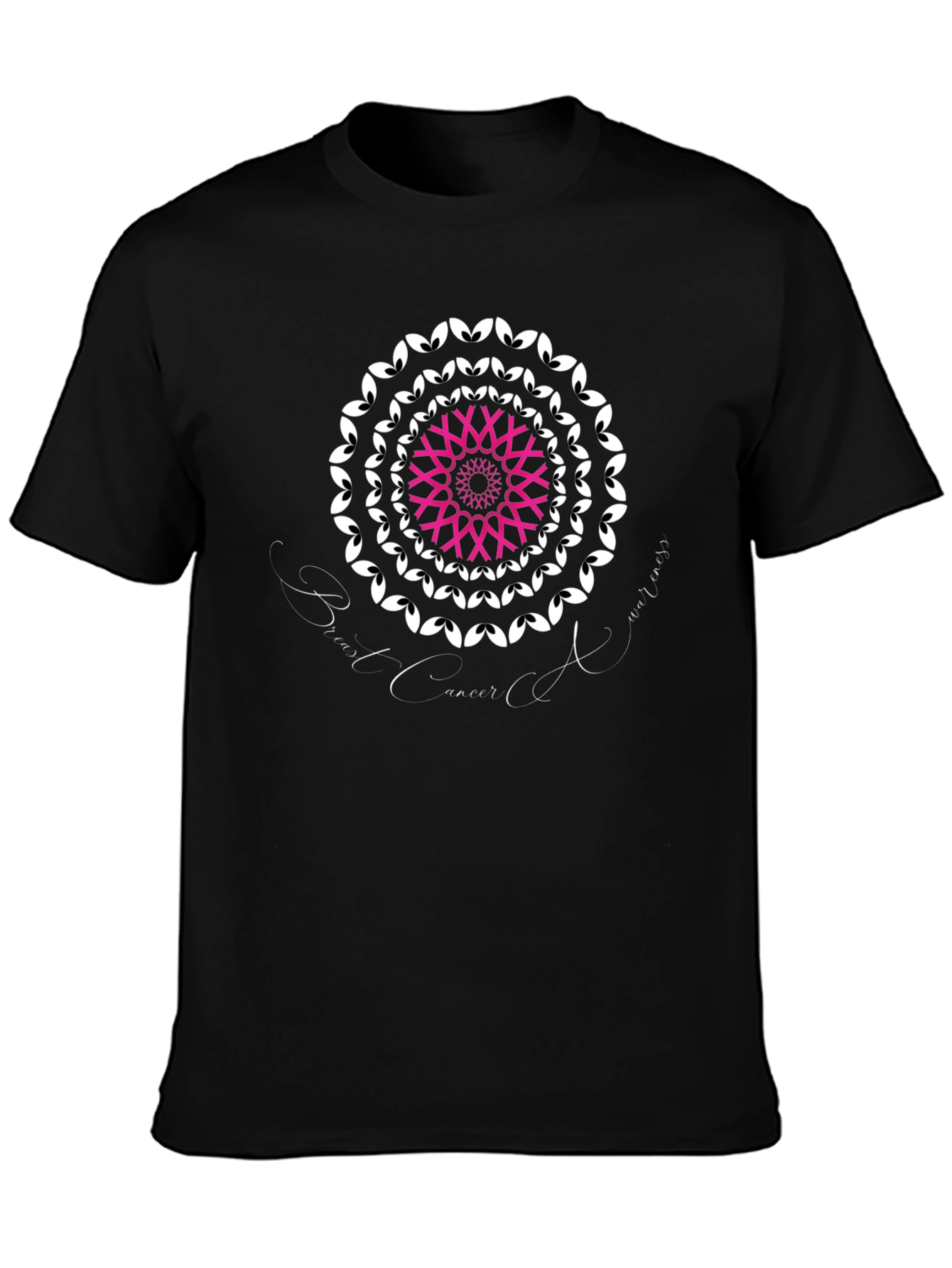 Breast Cancer Awareness T-Shirt Black