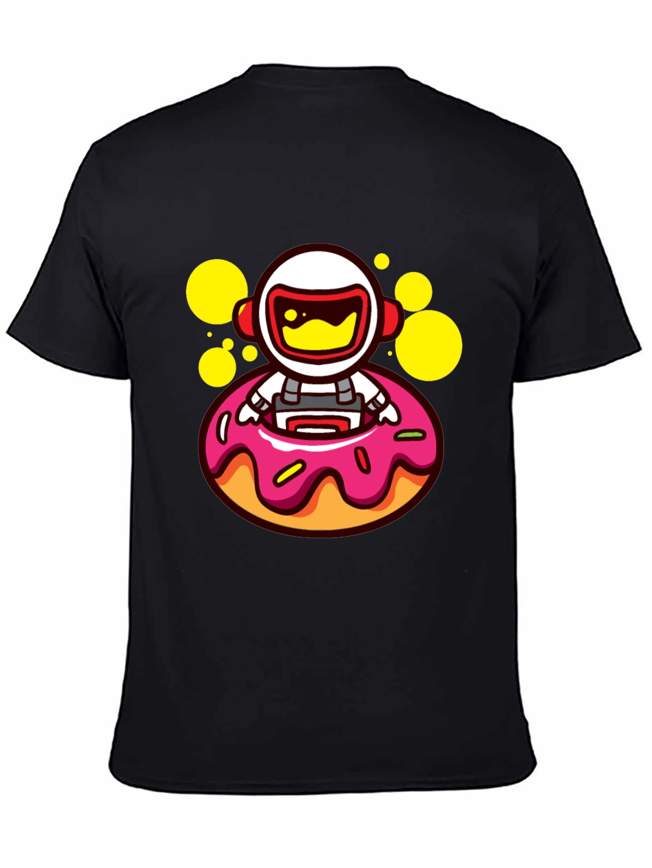 Astronaut Donut T-Shirt - Fun Graphic Tee