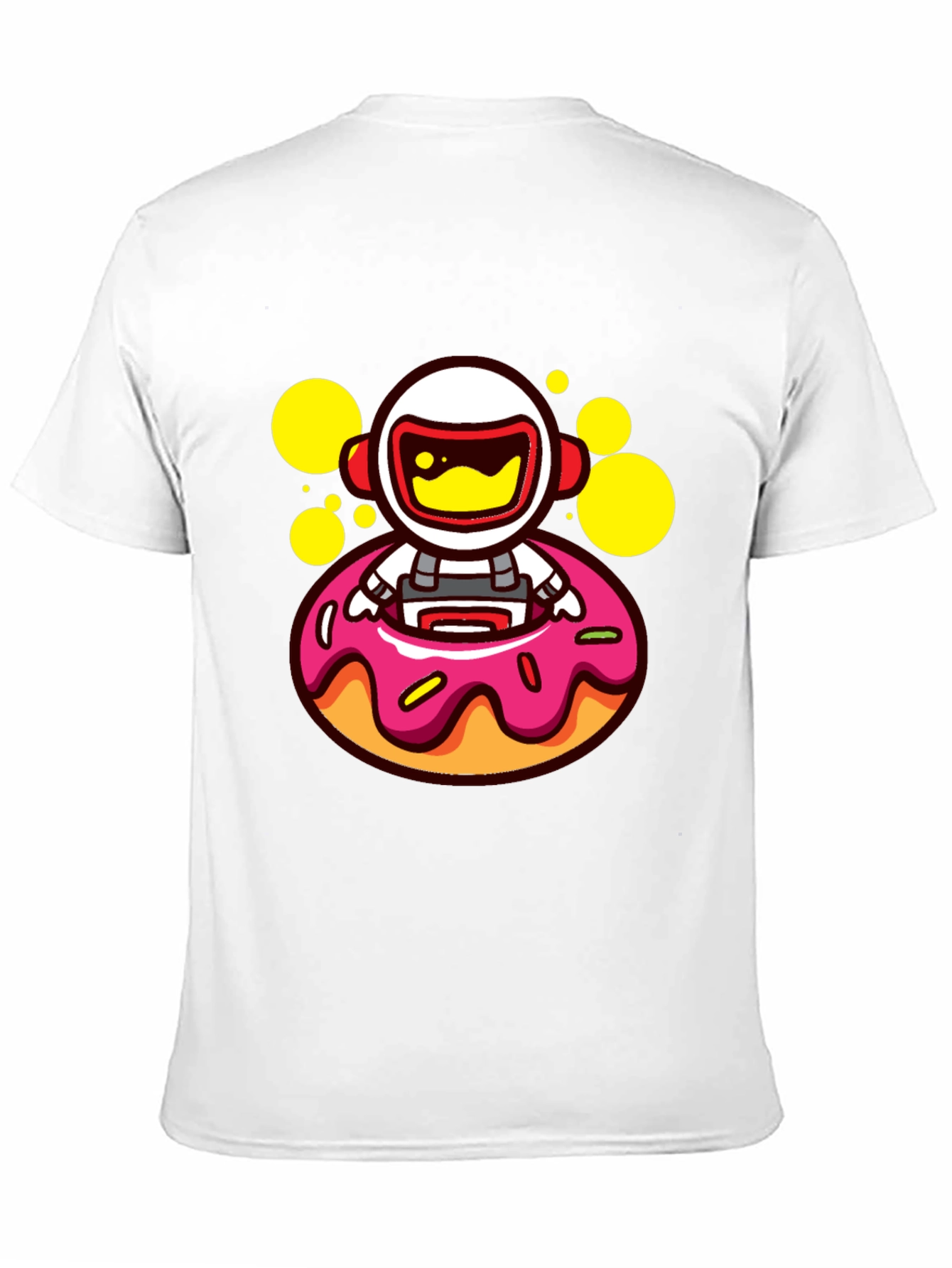 Astronaut Donut T-Shirt - Fun Graphic Tee