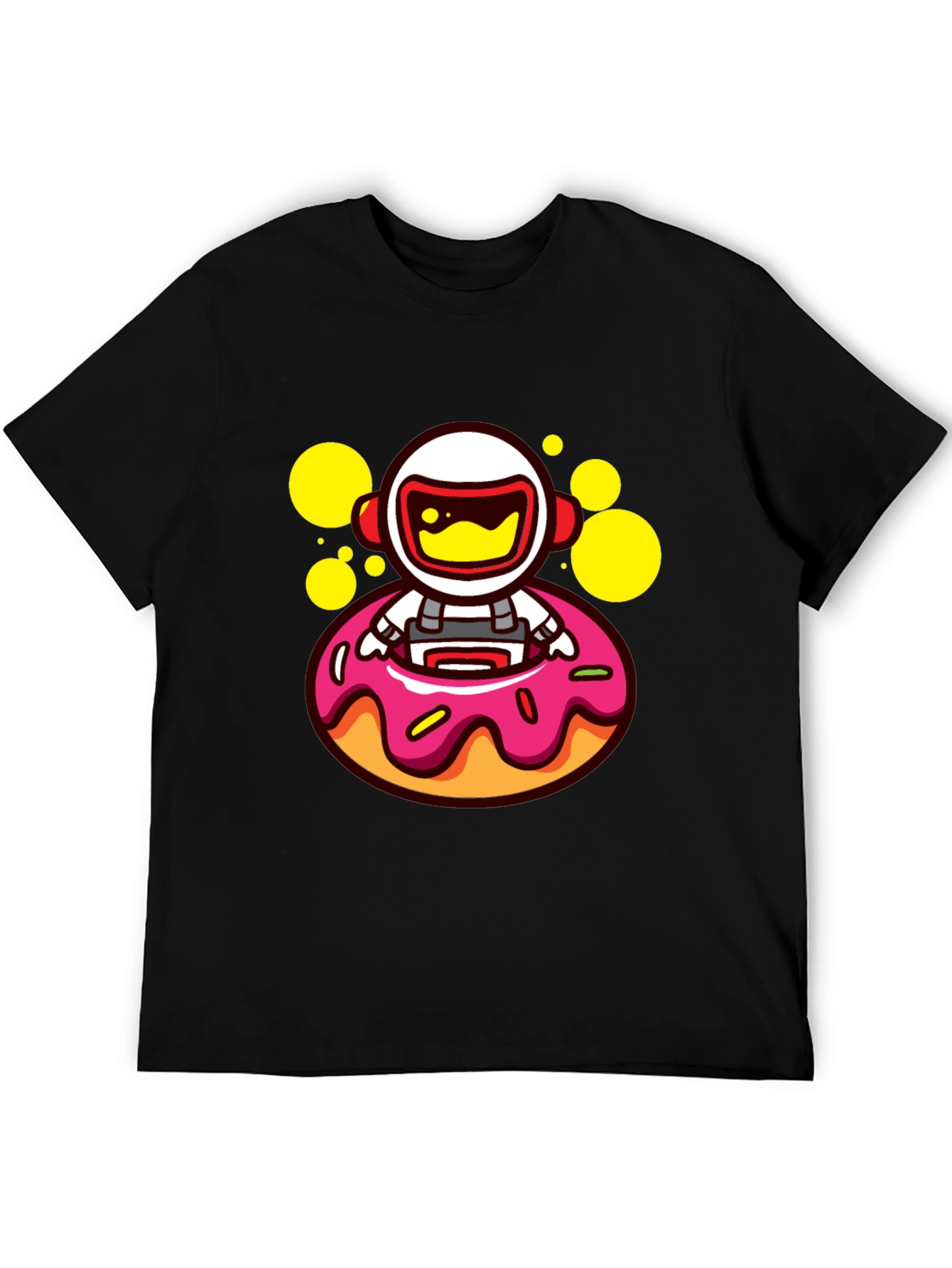 Astronaut Donut T-Shirt - Fun Graphic Tee
