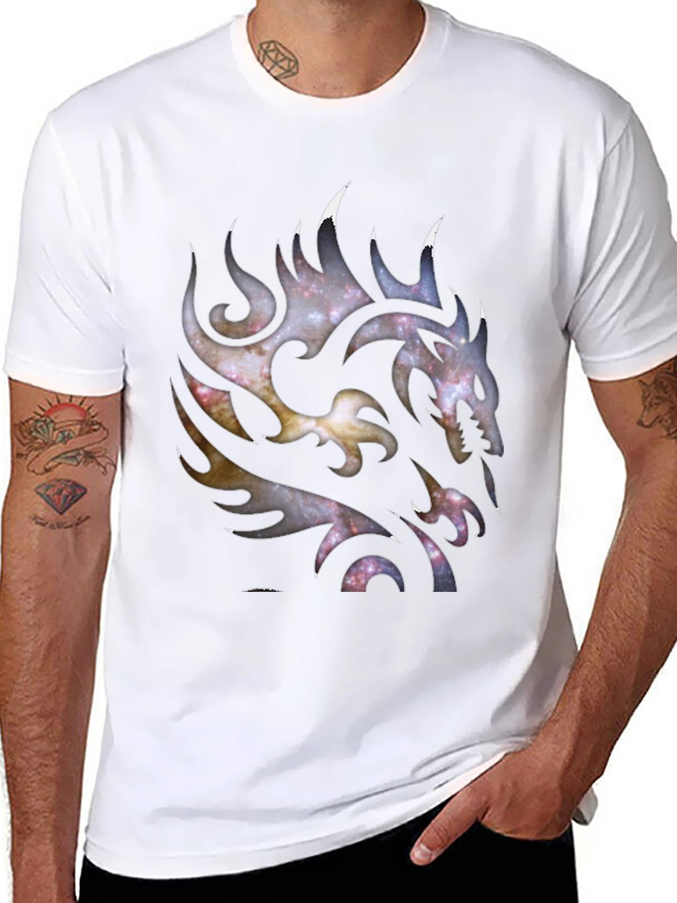 Cosmic Dragon Graphic Tee