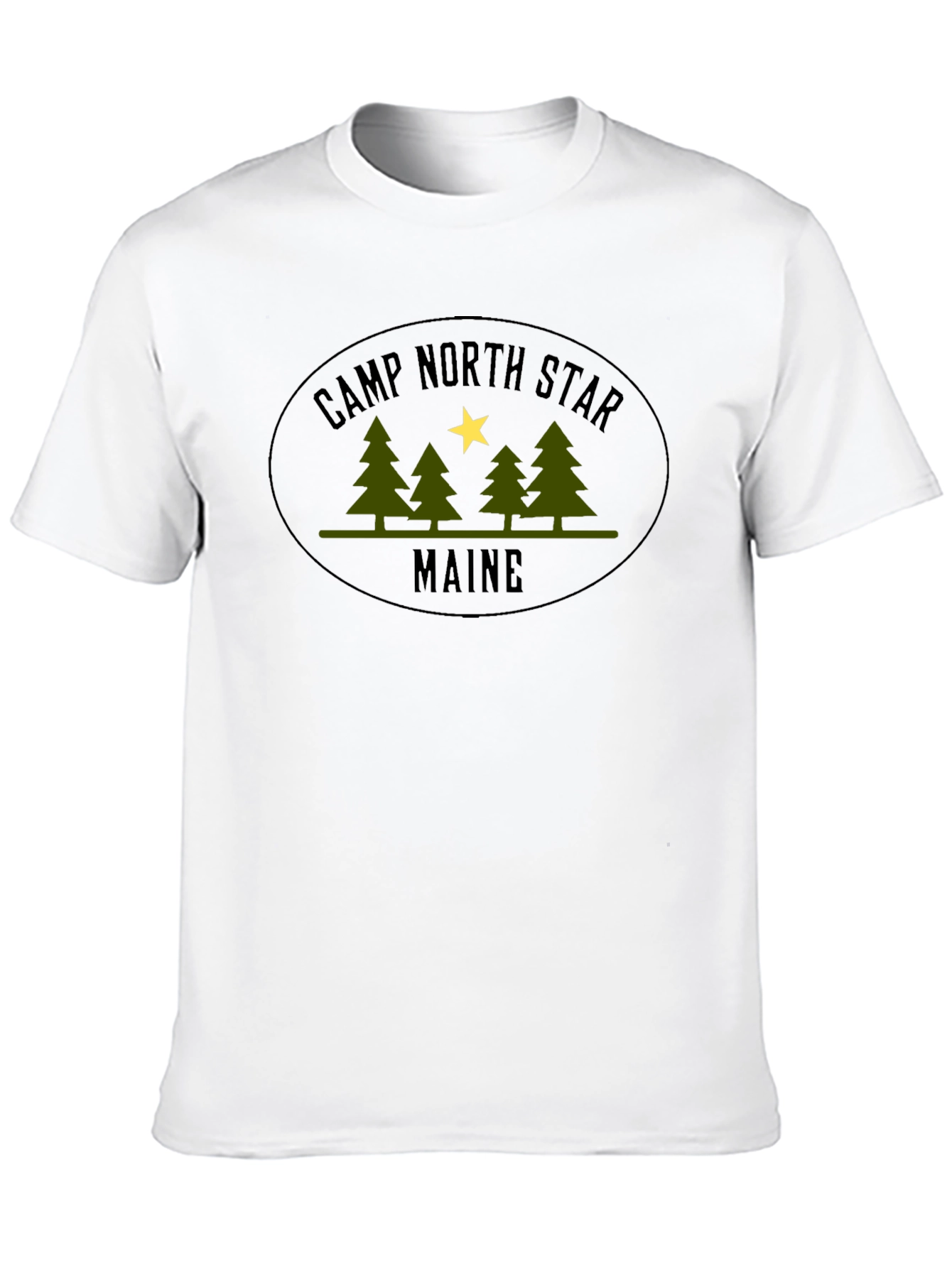 Camp North Star Maine Black T-Shirt