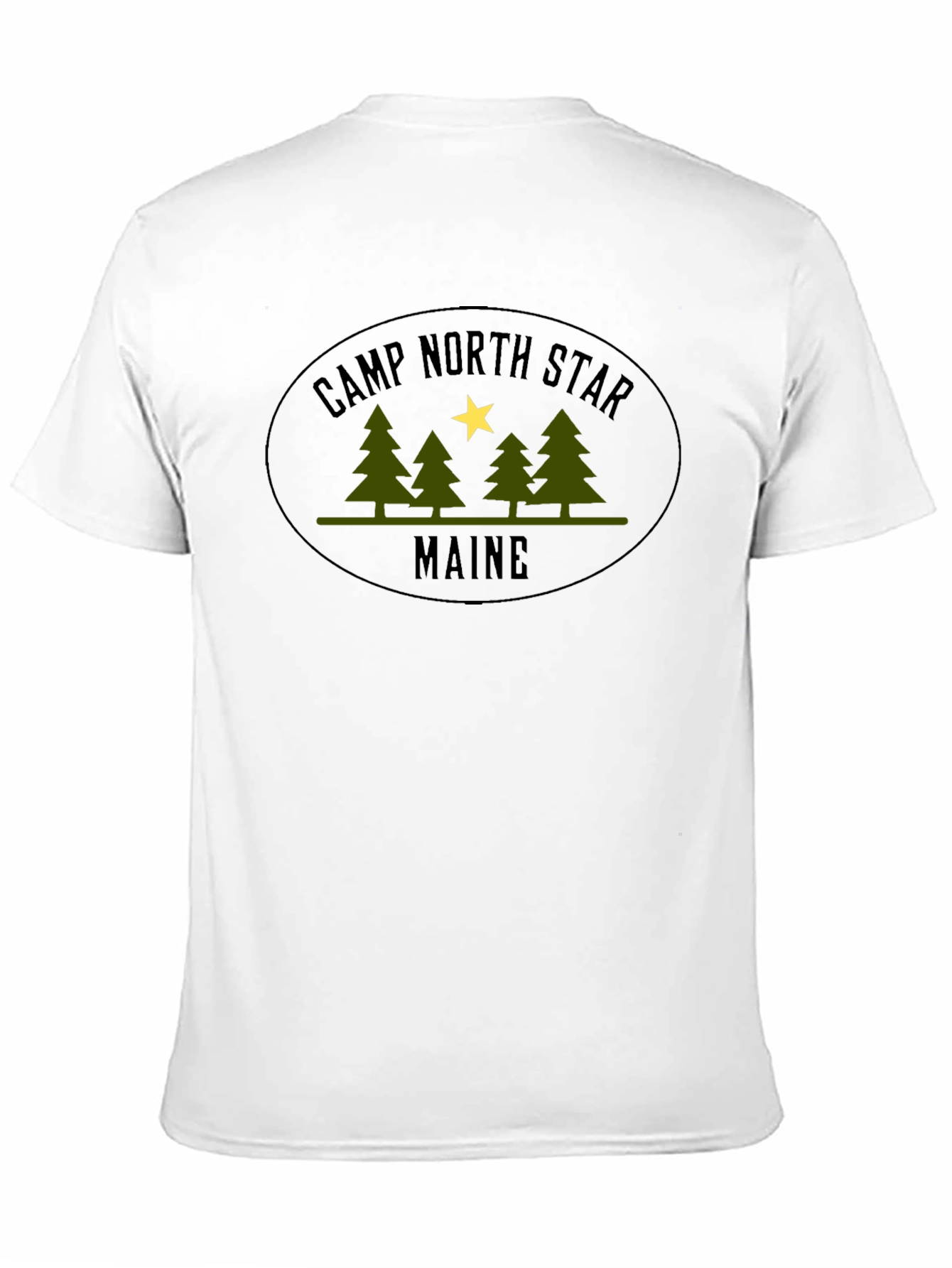 Camp North Star Maine Black T-Shirt