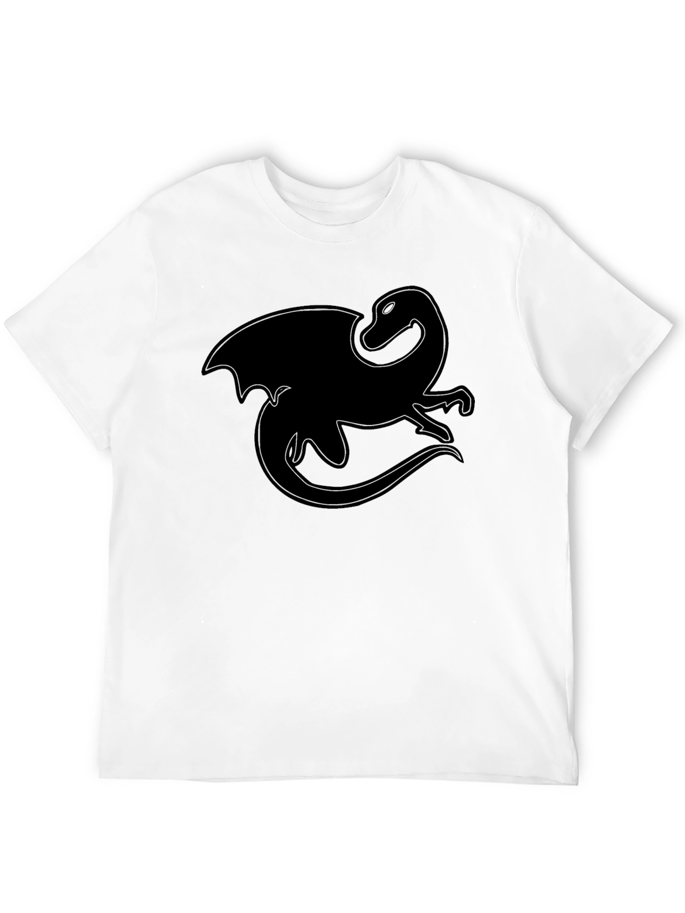 Dragon Outline Black T-Shirt