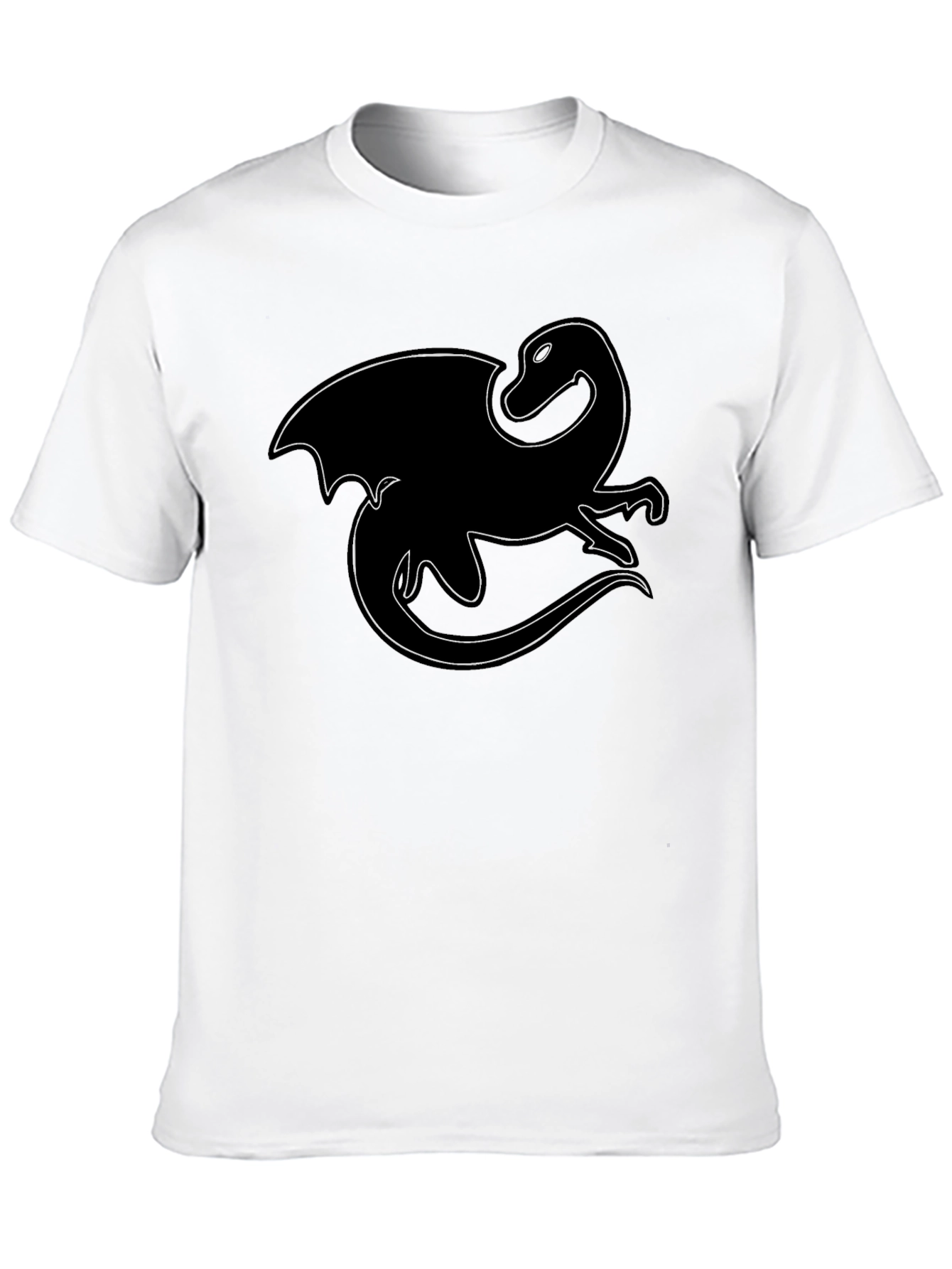 Dragon Outline Black T-Shirt