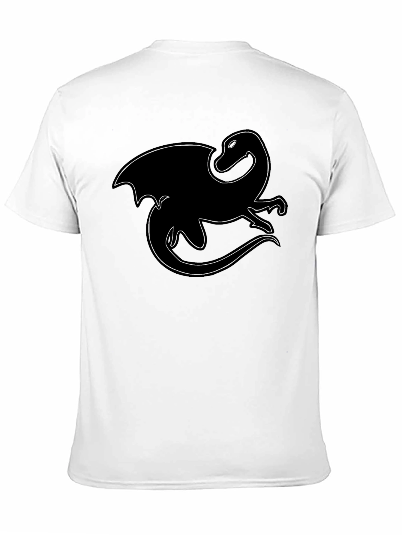 Dragon Outline Black T-Shirt