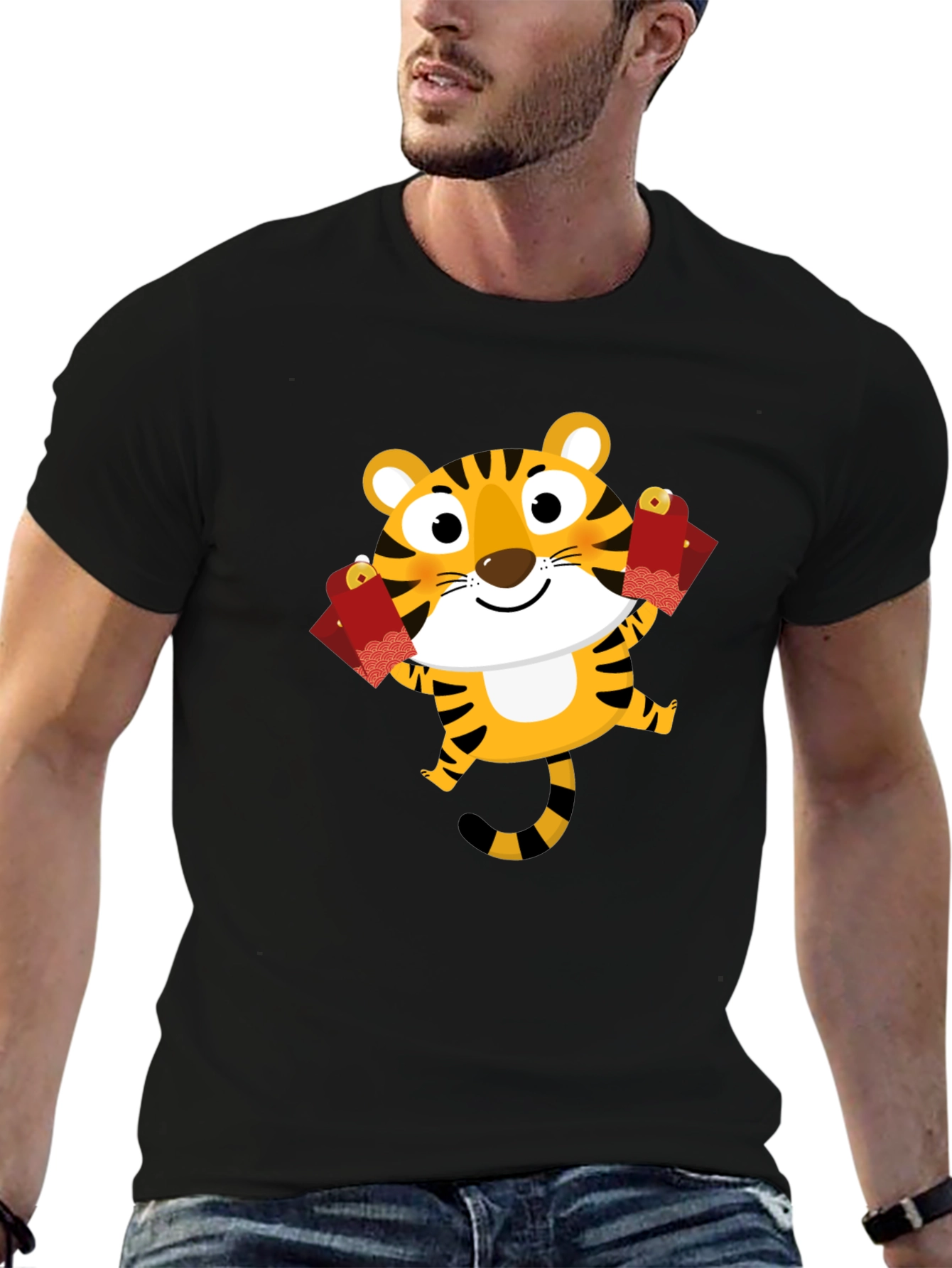 Lucky Tiger Graphic Tee - Year of the Tiger