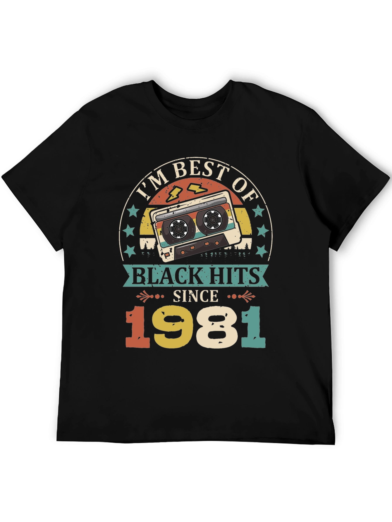 Best of Black Hits 1981 Cassette Graphic Tee