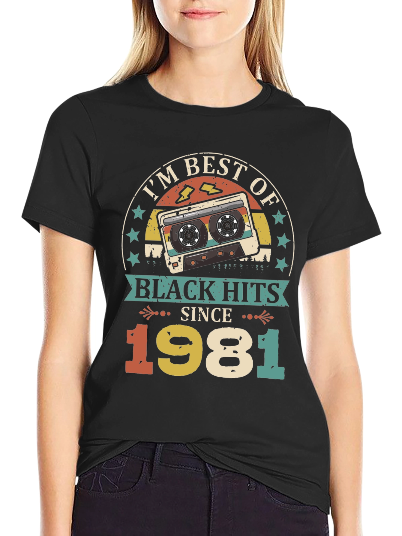 Best of Black Hits 1981 Cassette Graphic Tee