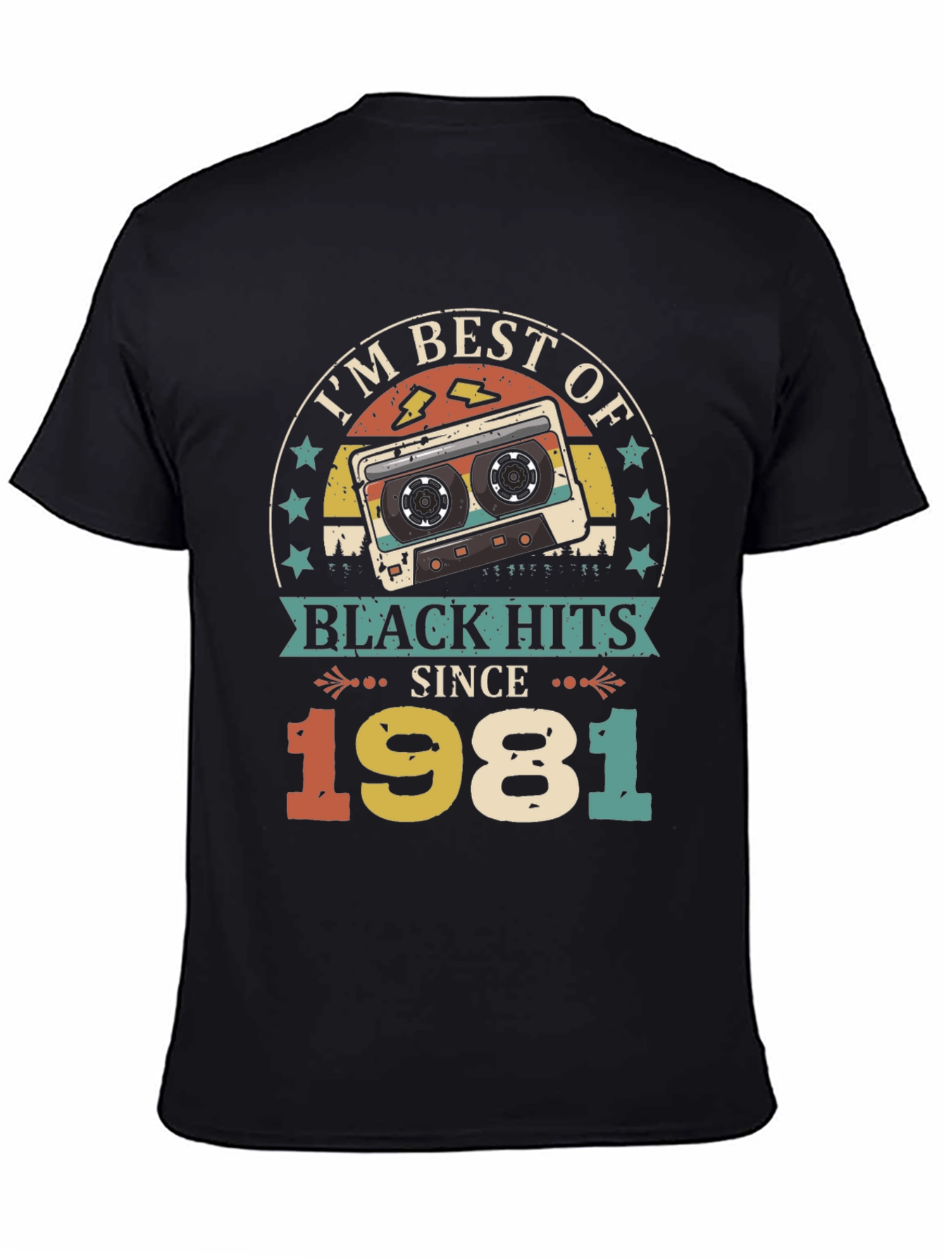 Best of Black Hits 1981 Cassette Graphic Tee
