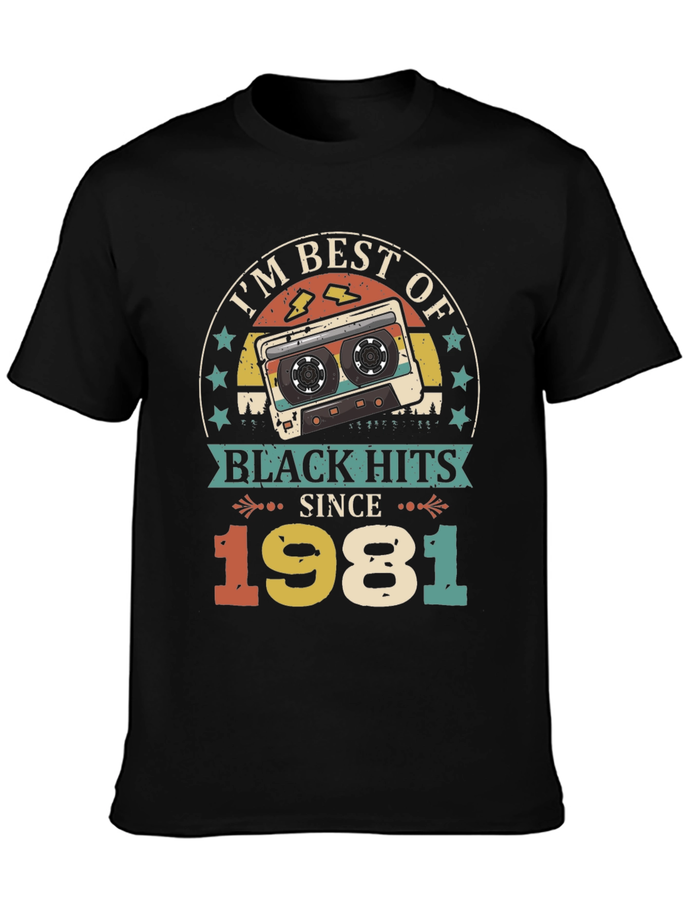 Best of Black Hits 1981 Cassette Graphic Tee