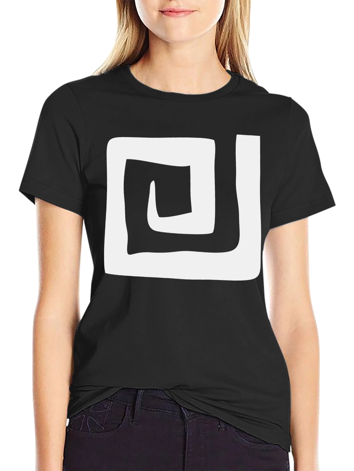 Spiral Graphic Tee - Modern Design Casual Comfort