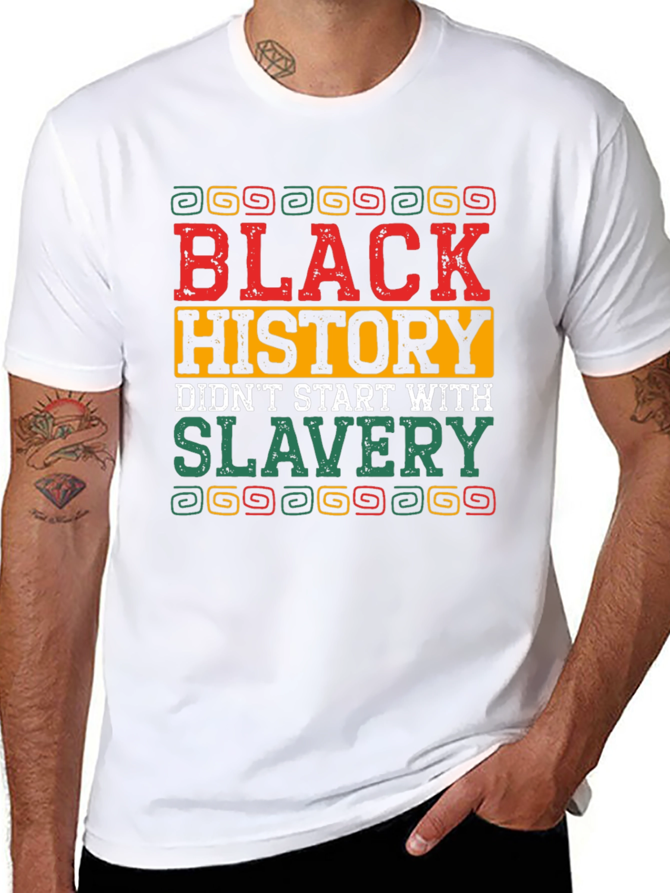 Black History T-Shirt - Didnt Start With Slavery