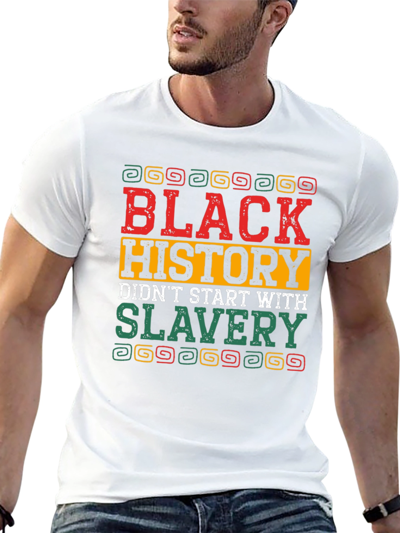 Black History T-Shirt - Didnt Start With Slavery