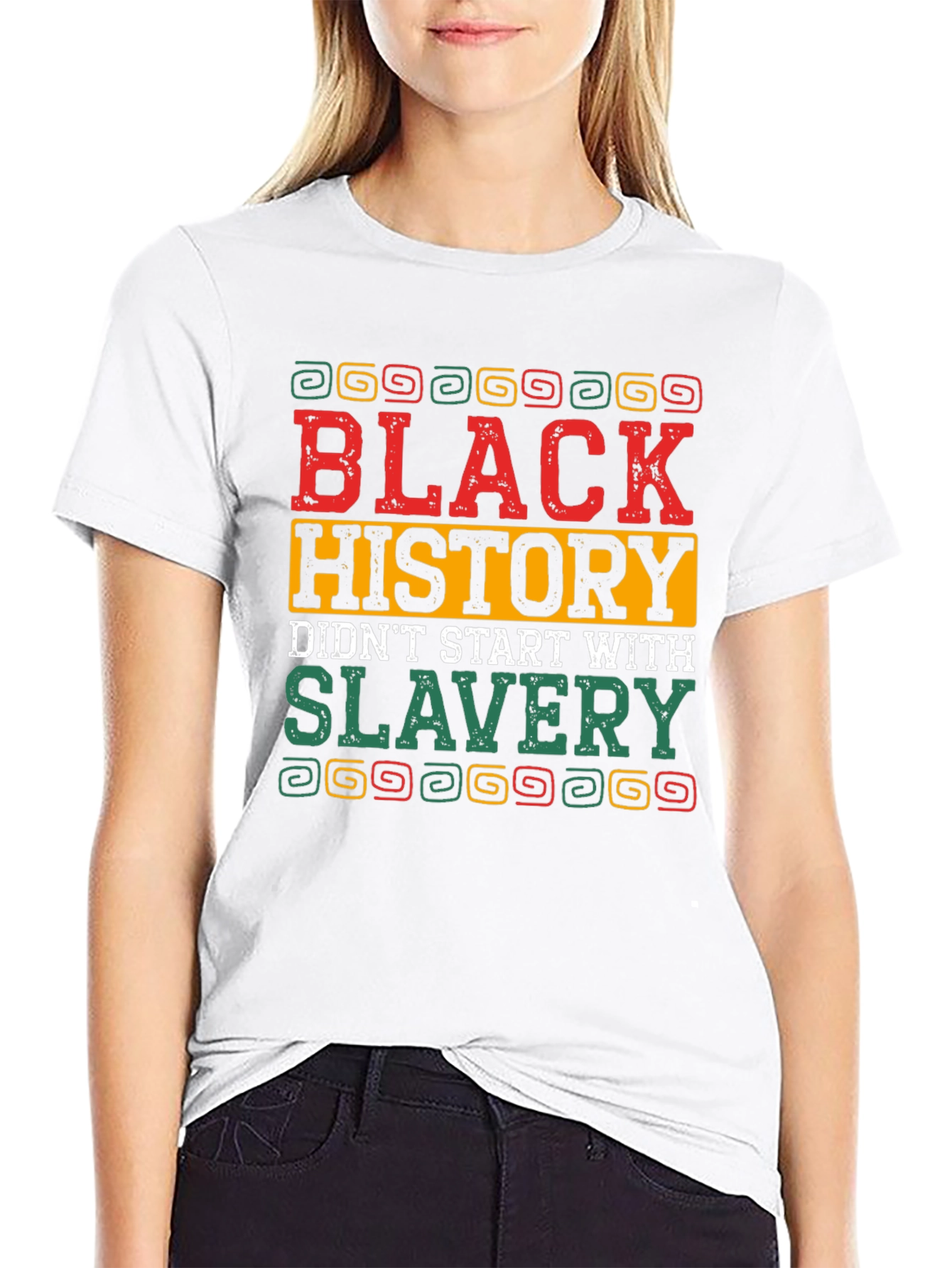 Black History T-Shirt - Didnt Start With Slavery