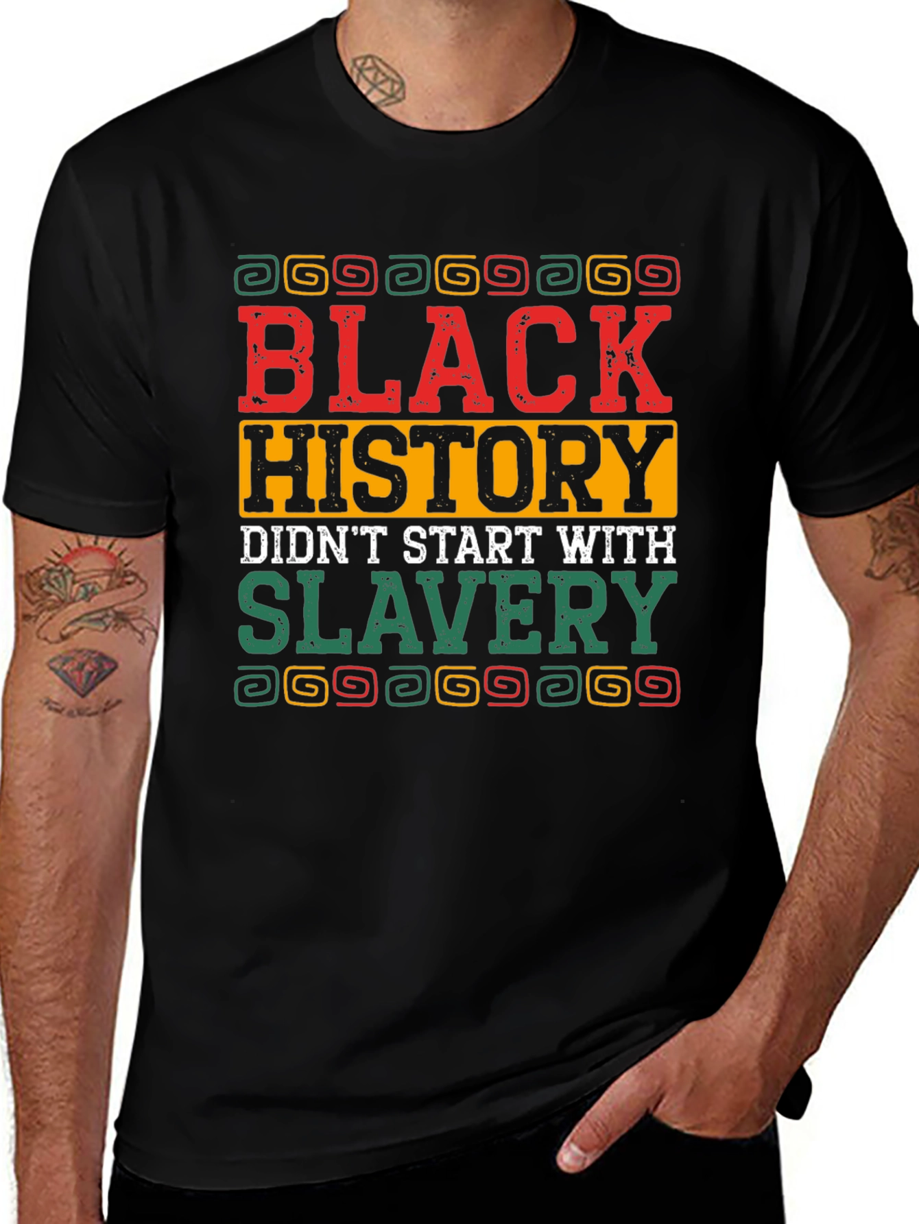 Black History T-Shirt - Didnt Start With Slavery