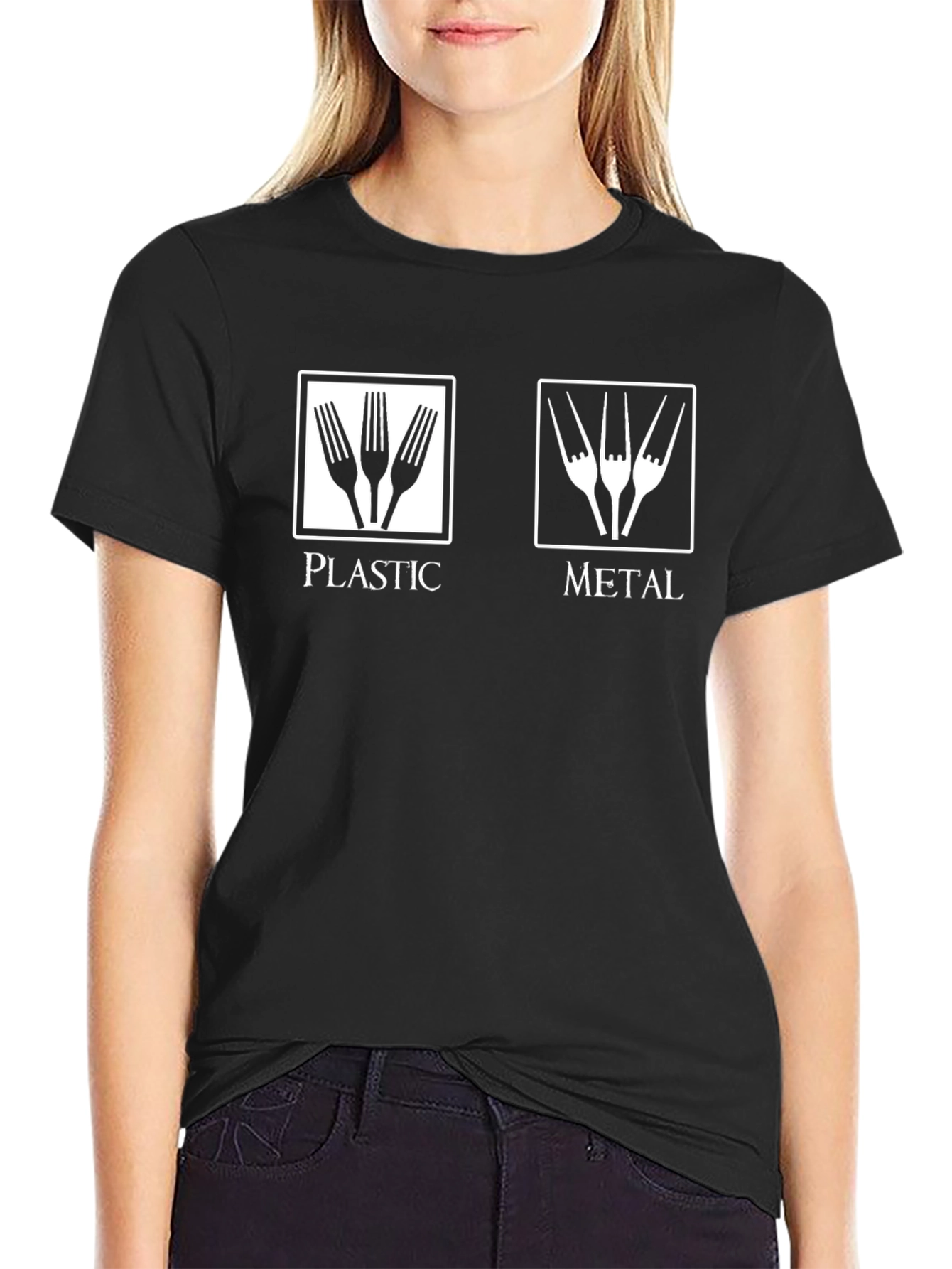 Plastic vs Metal Forks T-Shirt
