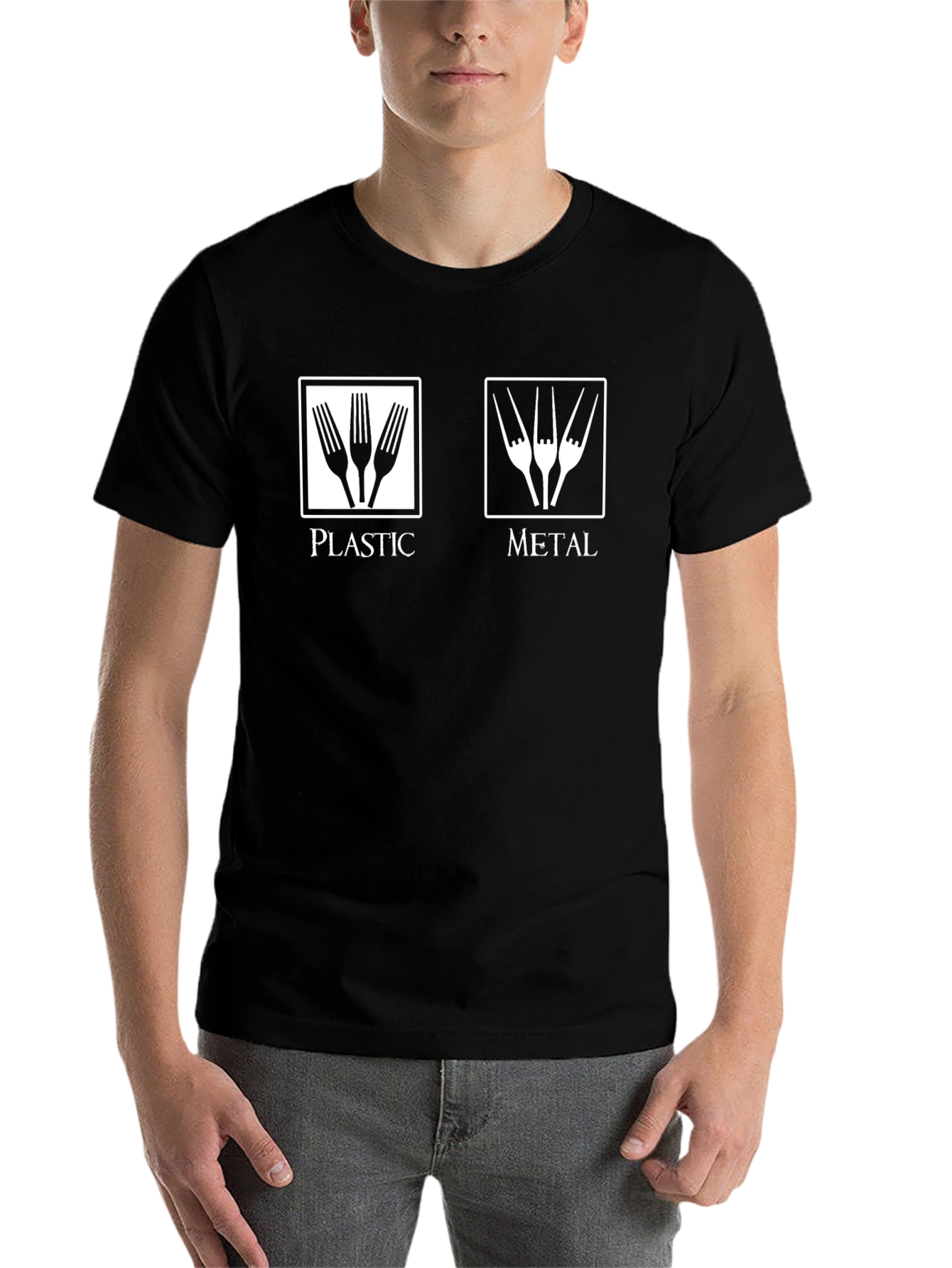 Plastic vs Metal Forks T-Shirt