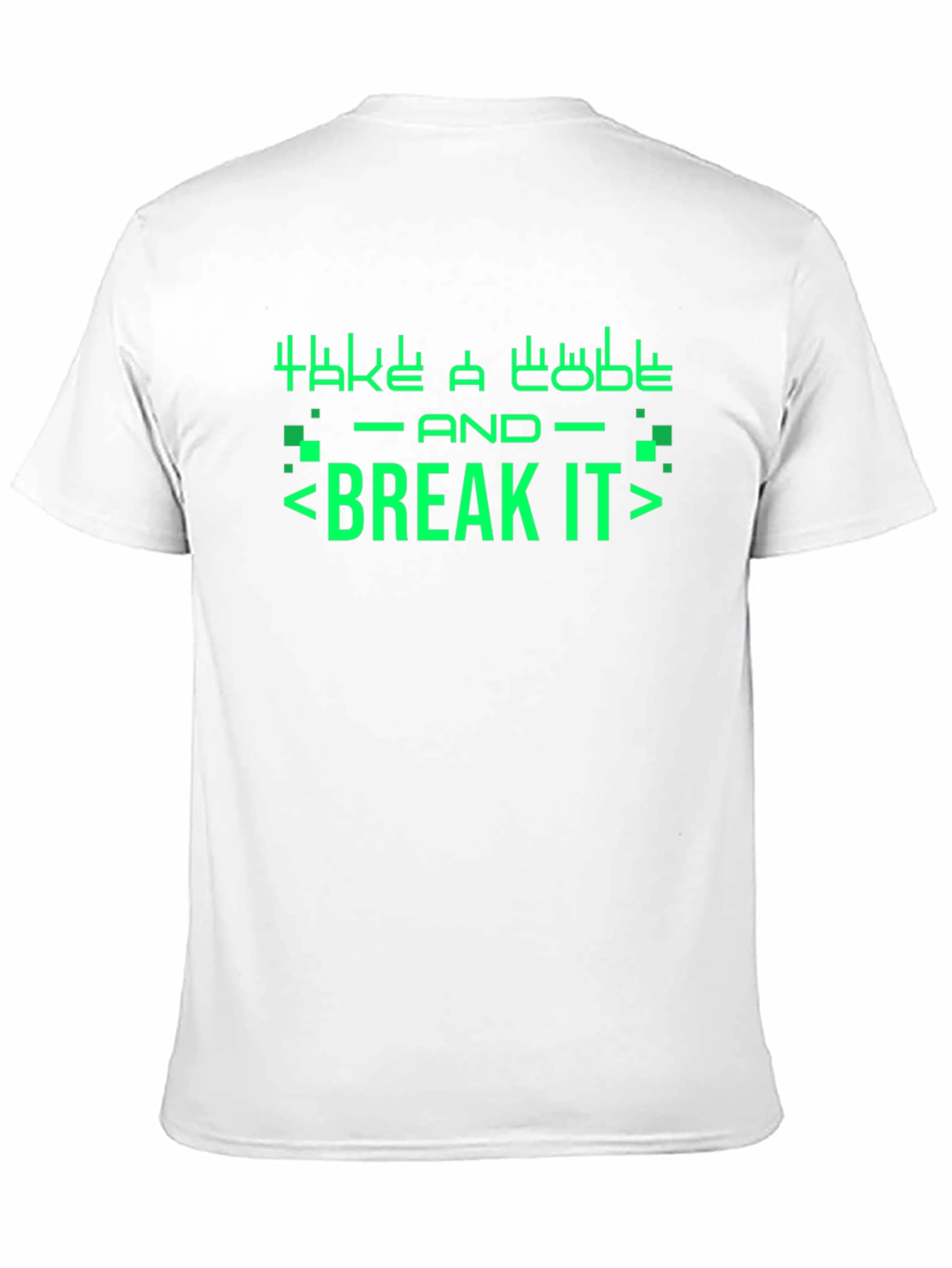 Take A Code And Break It Black T-Shirt