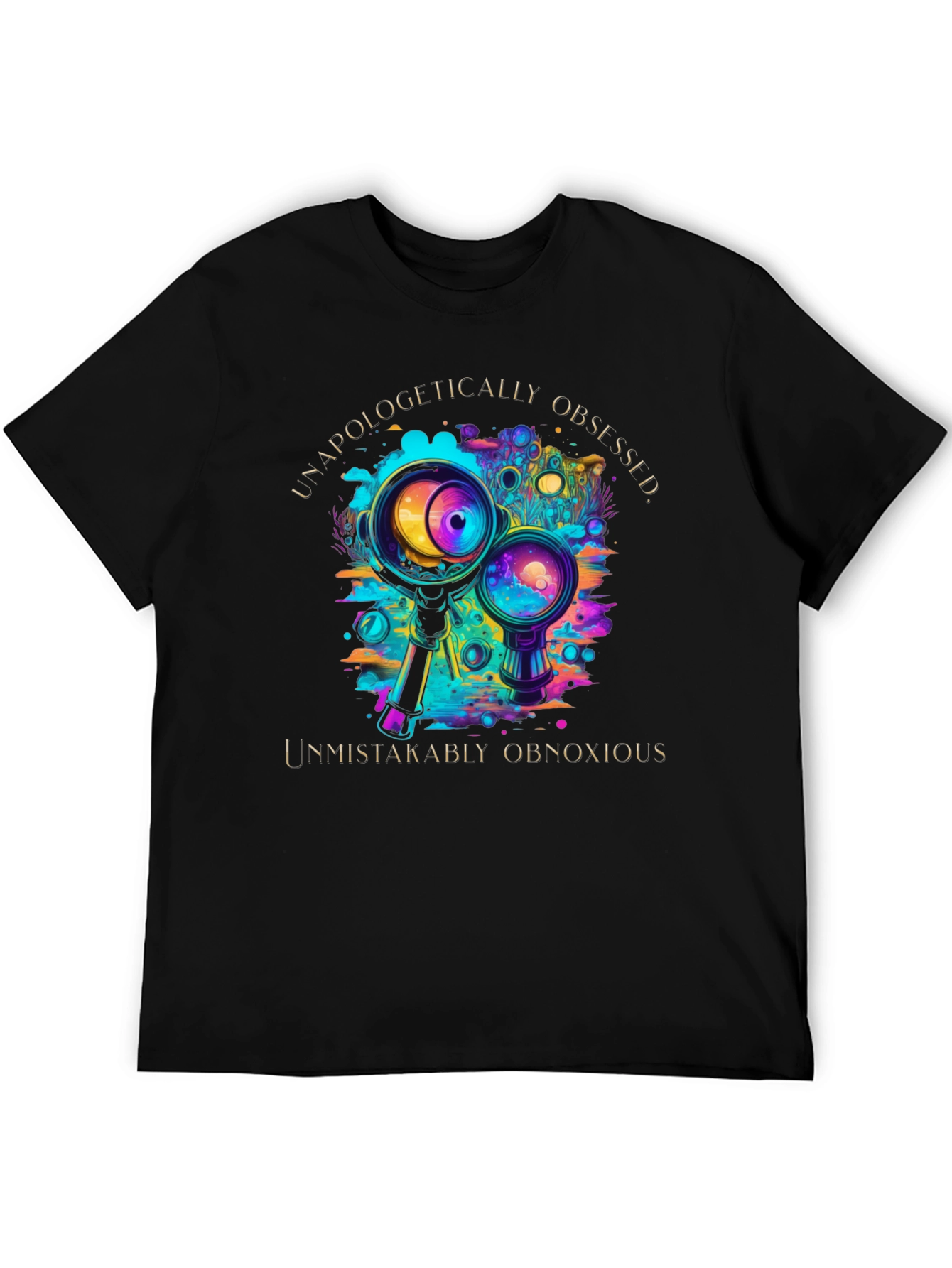 Unapologetically Obsessed Black T-Shirt