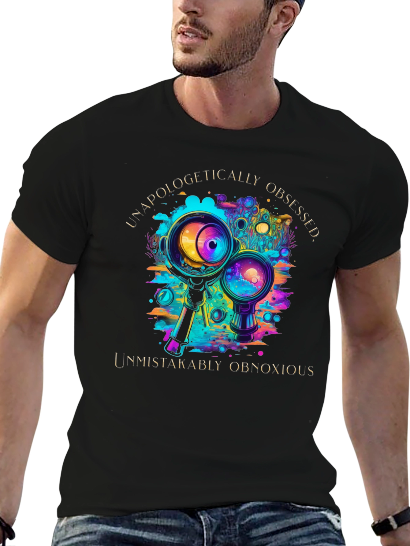 Unapologetically Obsessed Black T-Shirt