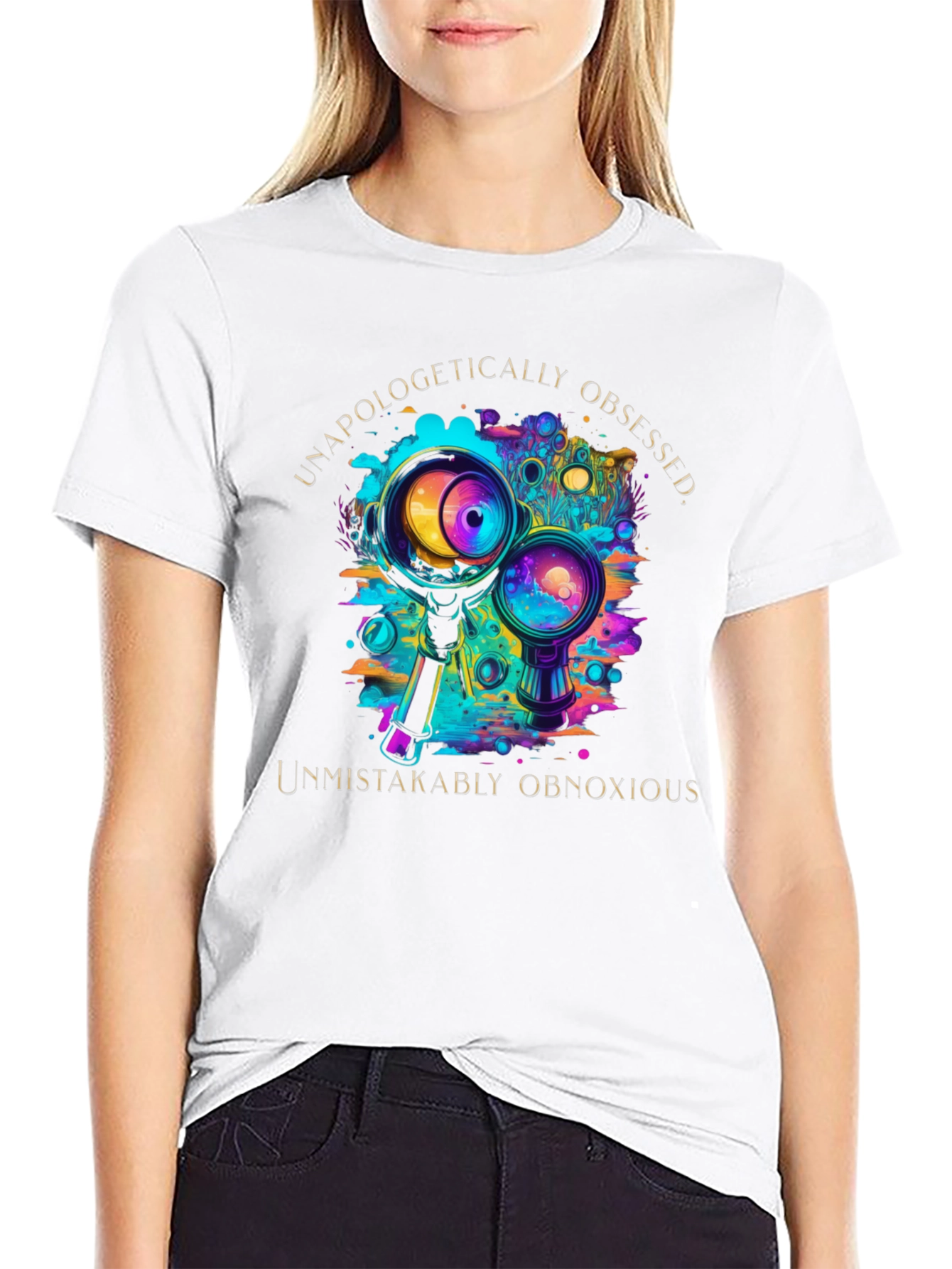Unapologetically Obsessed Black T-Shirt
