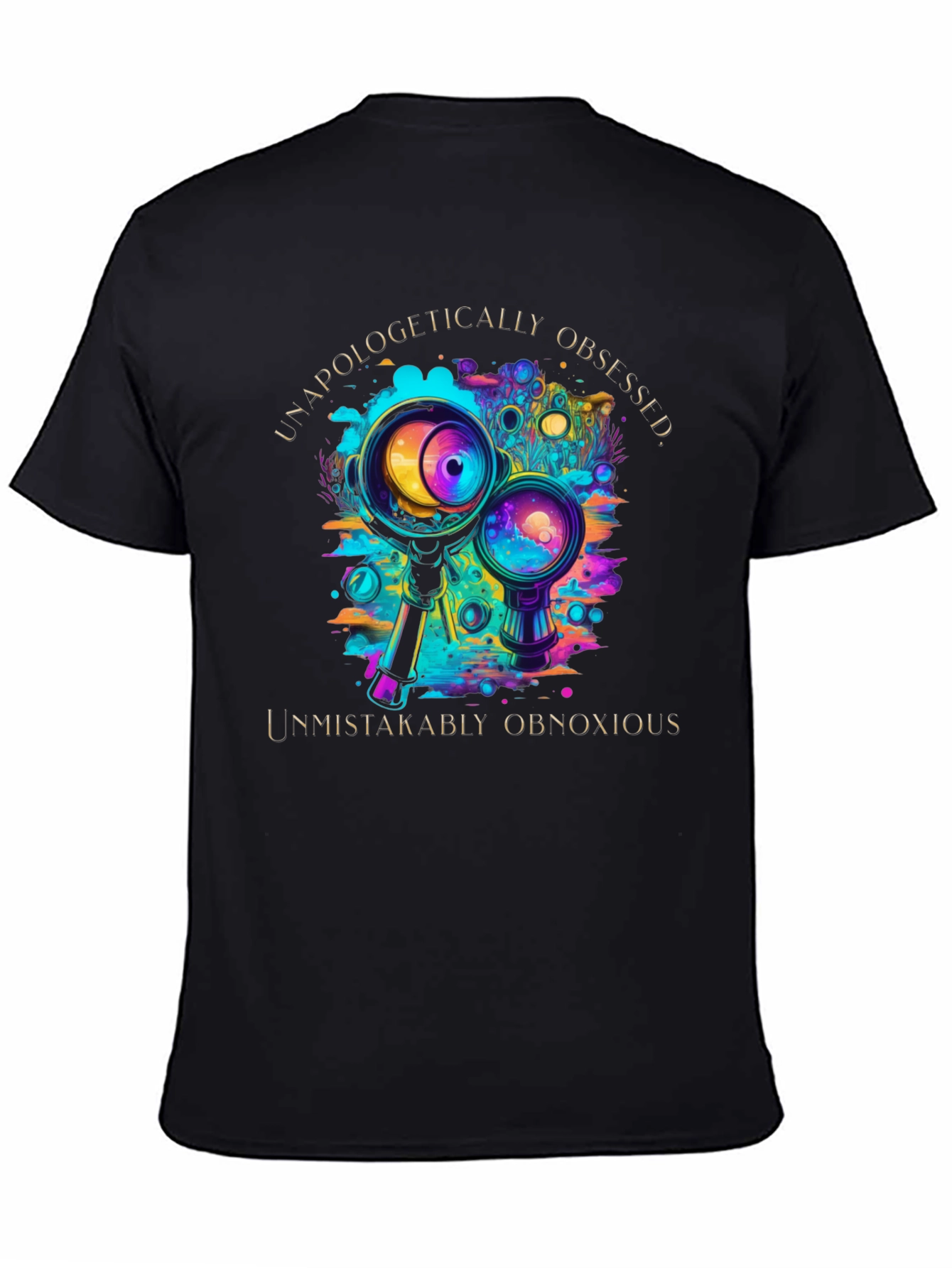 Unapologetically Obsessed Black T-Shirt