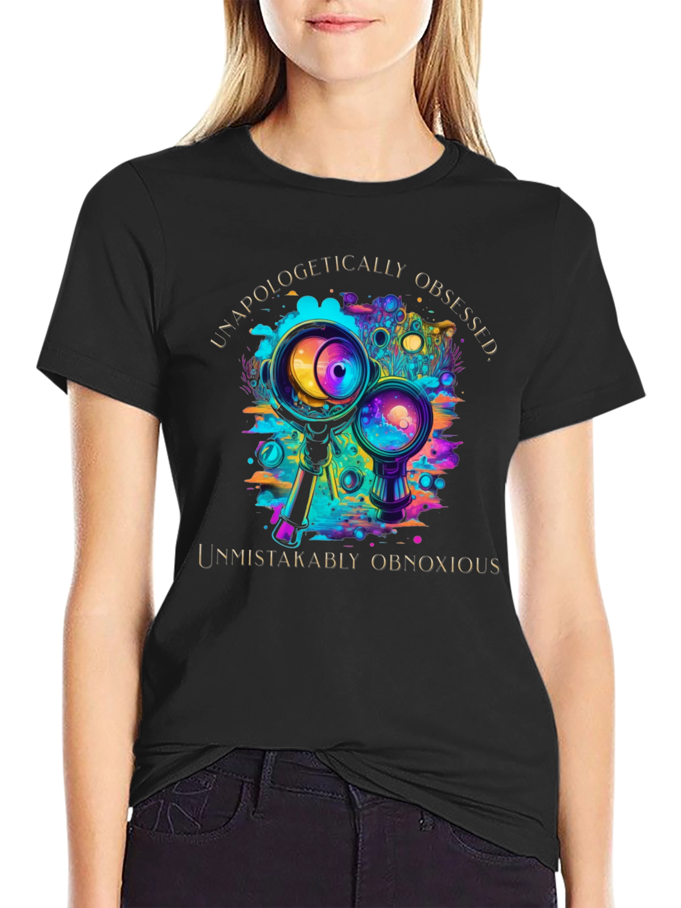 Unapologetically Obsessed Black T-Shirt