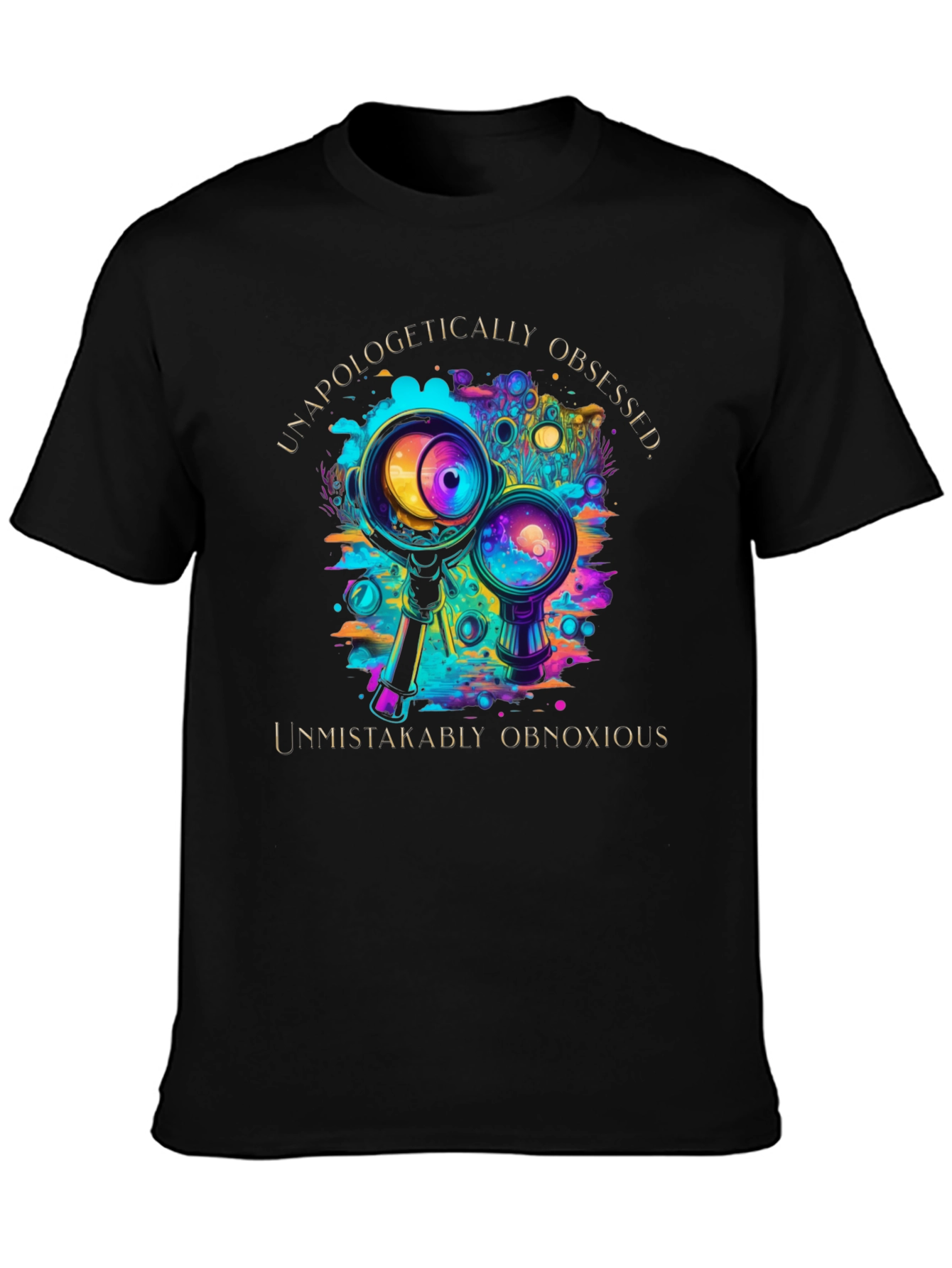 Unapologetically Obsessed Black T-Shirt