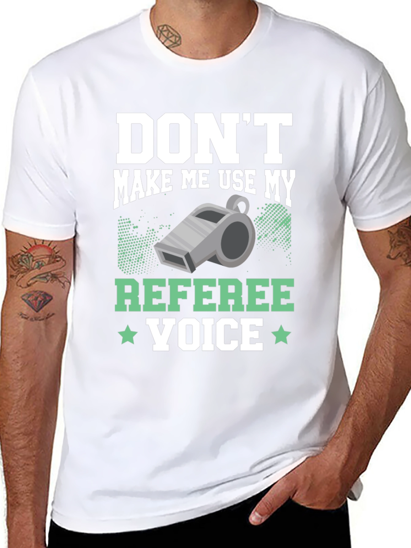 Dont Make Me Use My Referee Voice T-Shirt