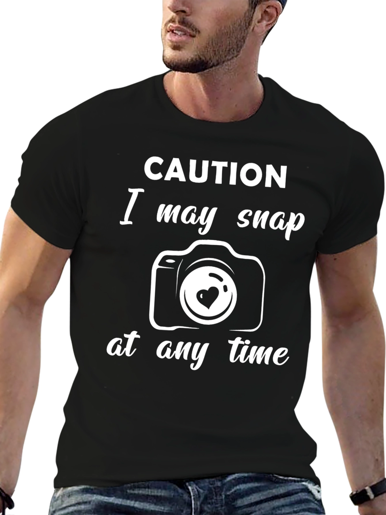 Caution I May Snap Camera T-Shirt