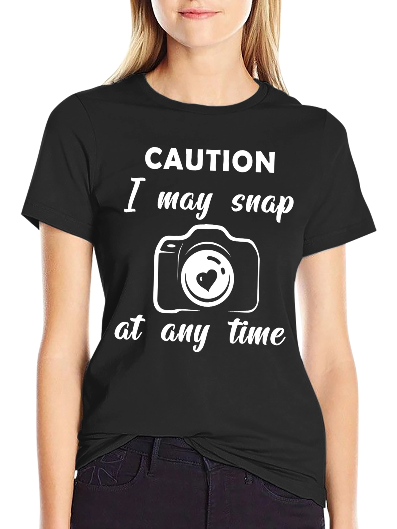 Caution I May Snap Camera T-Shirt