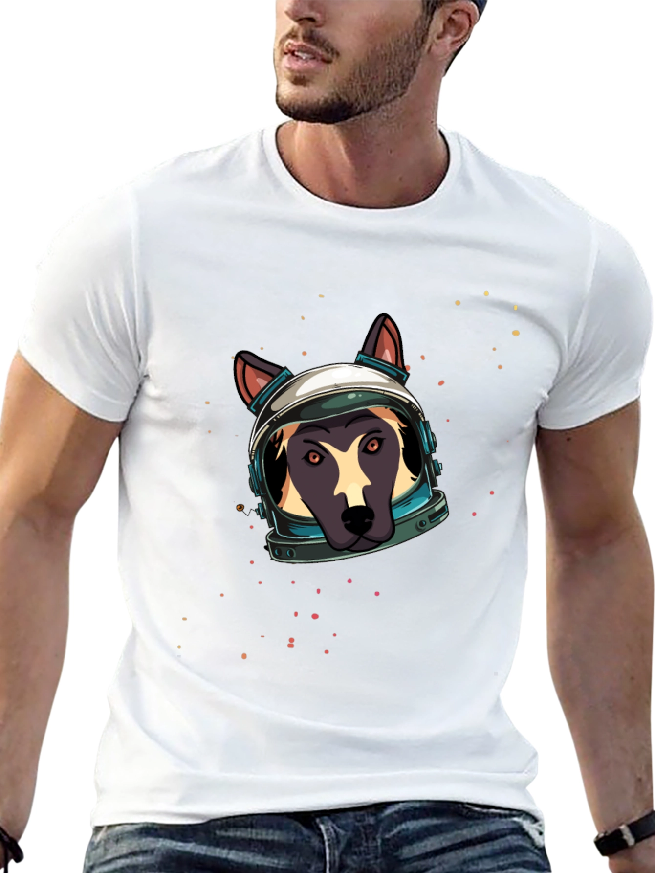 Astronaut Dog T-Shirt - Space Pup Tee