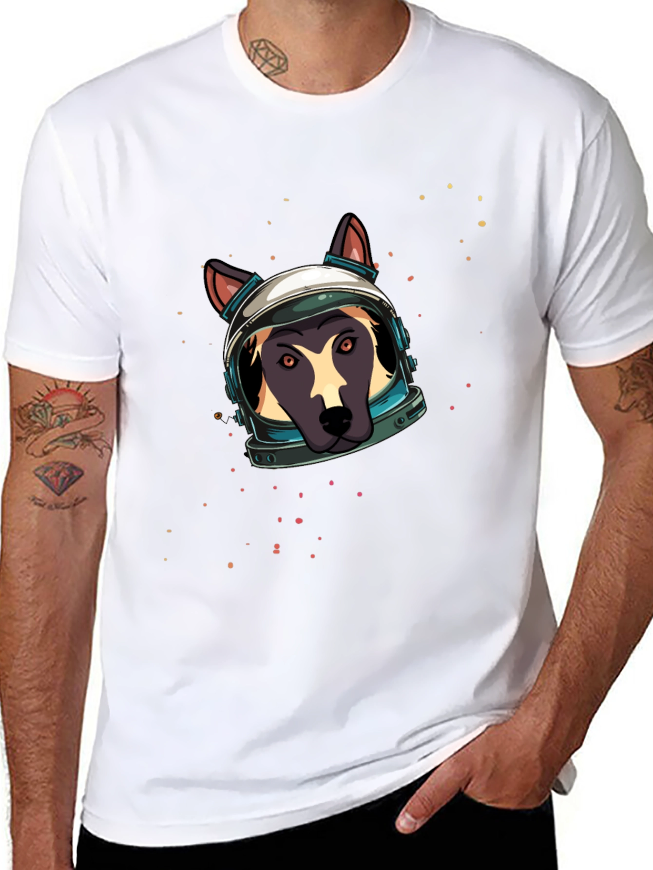 Astronaut Dog T-Shirt - Space Pup Tee