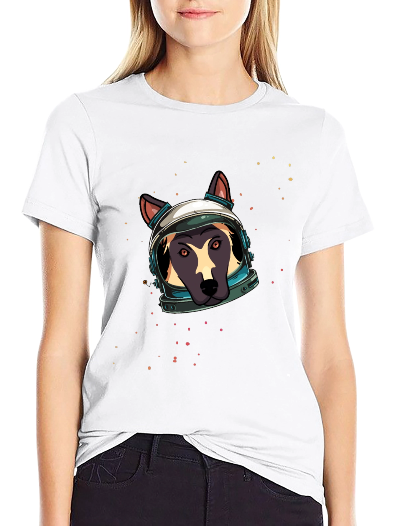 Astronaut Dog T-Shirt - Space Pup Tee