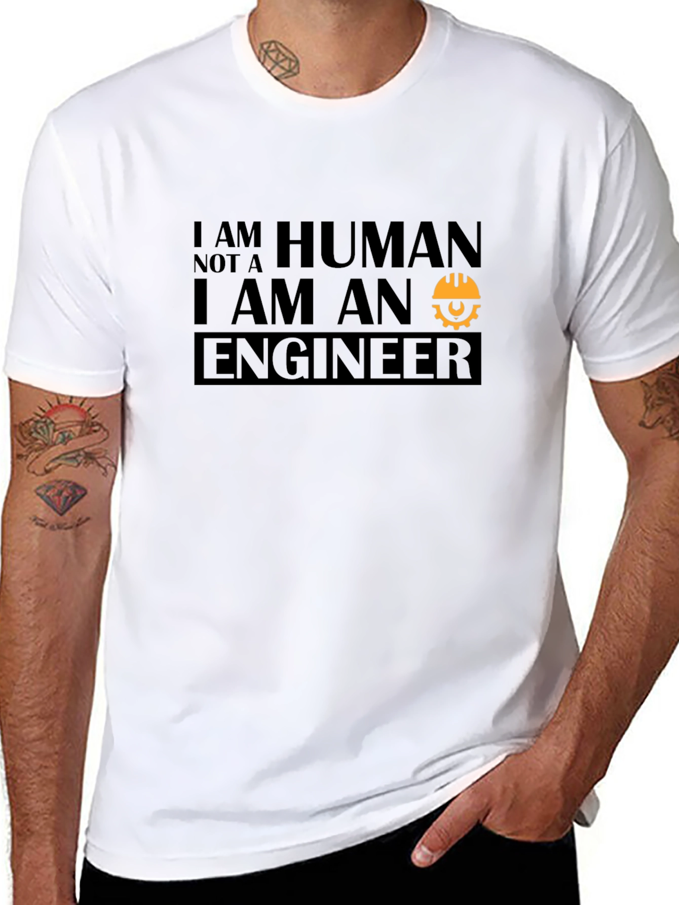 Engineer T-Shirt - Human Not A Robot