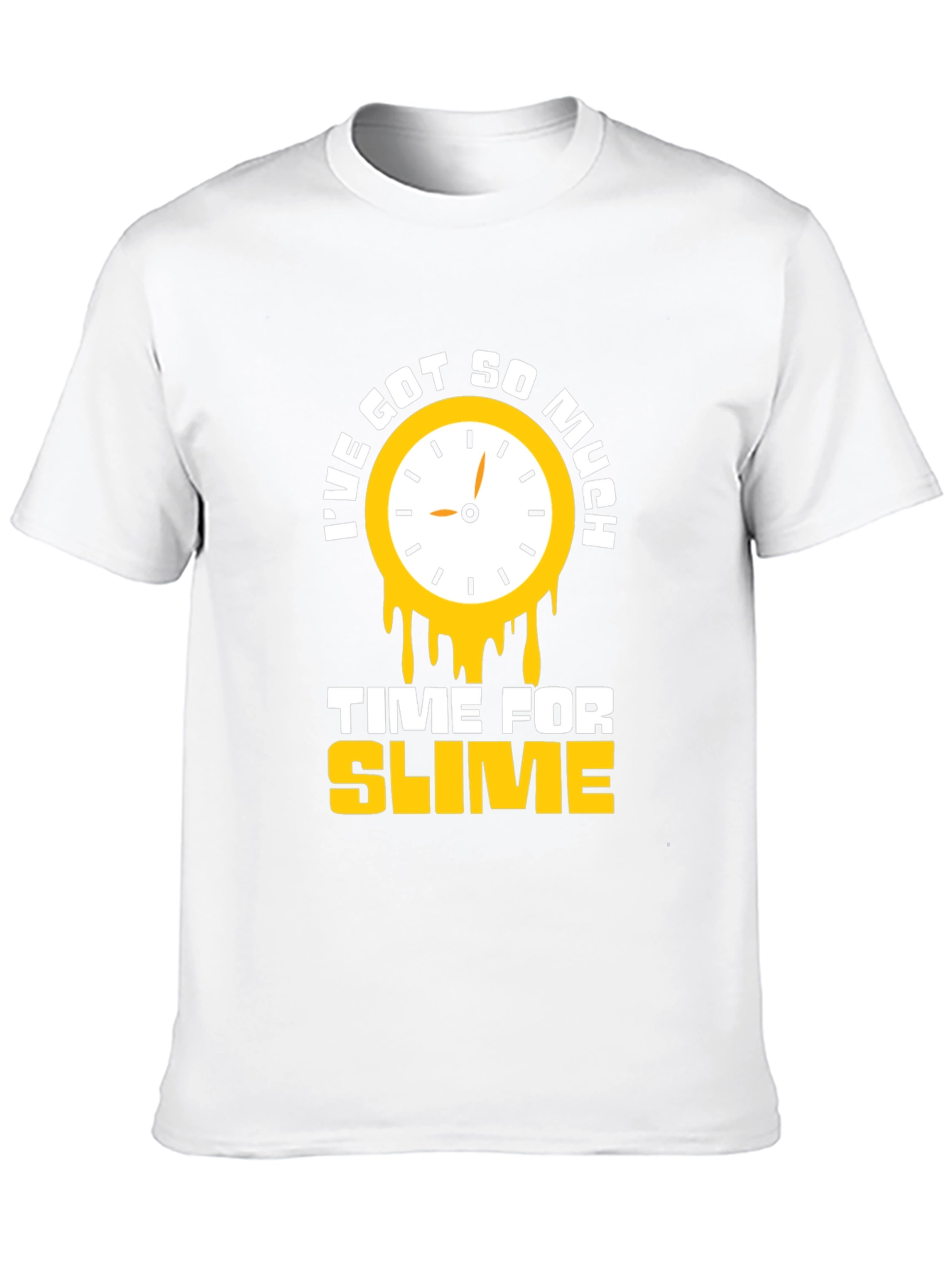 Time for Slime Black Graphic T-Shirt