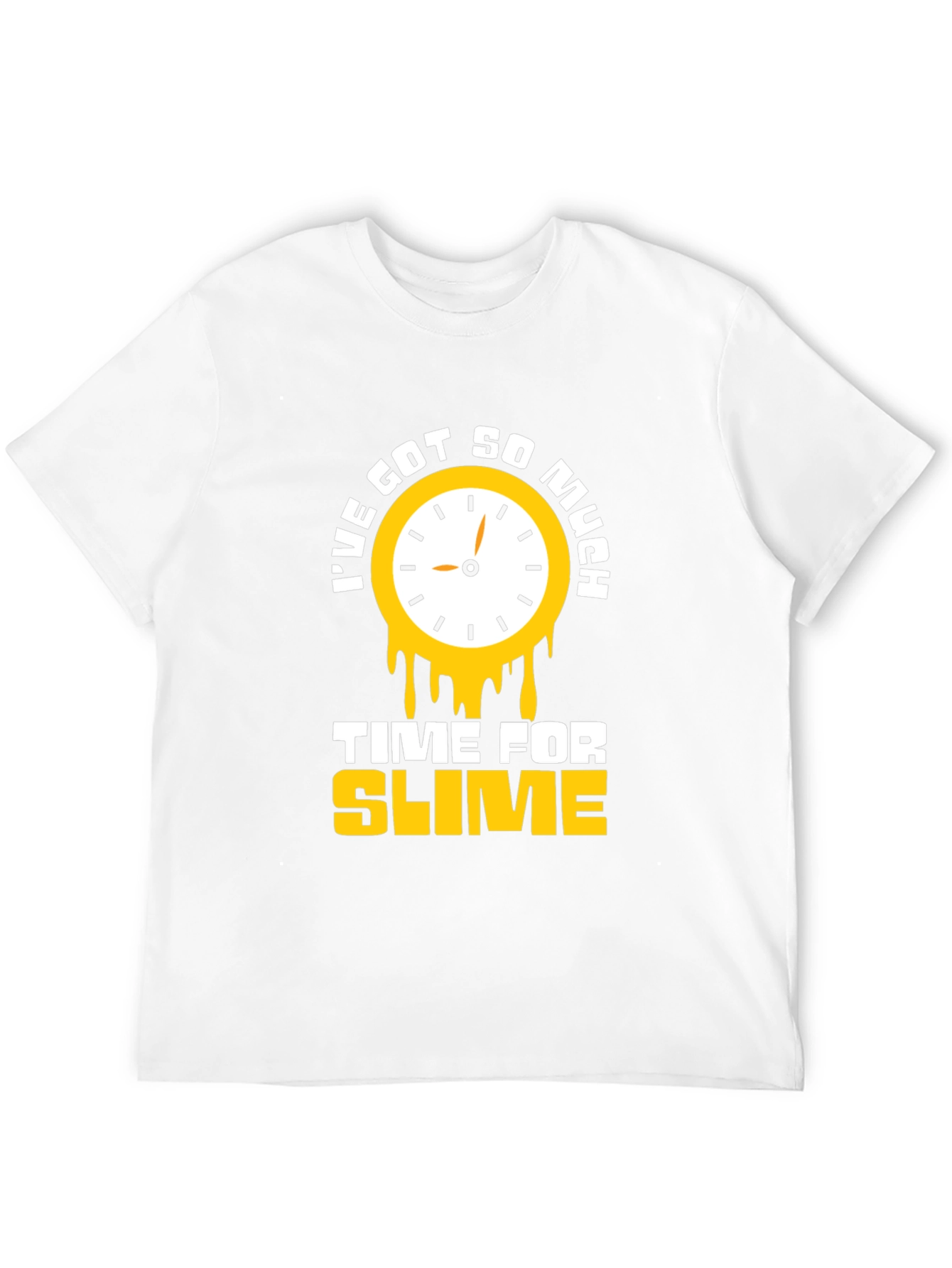 Time for Slime Black Graphic T-Shirt
